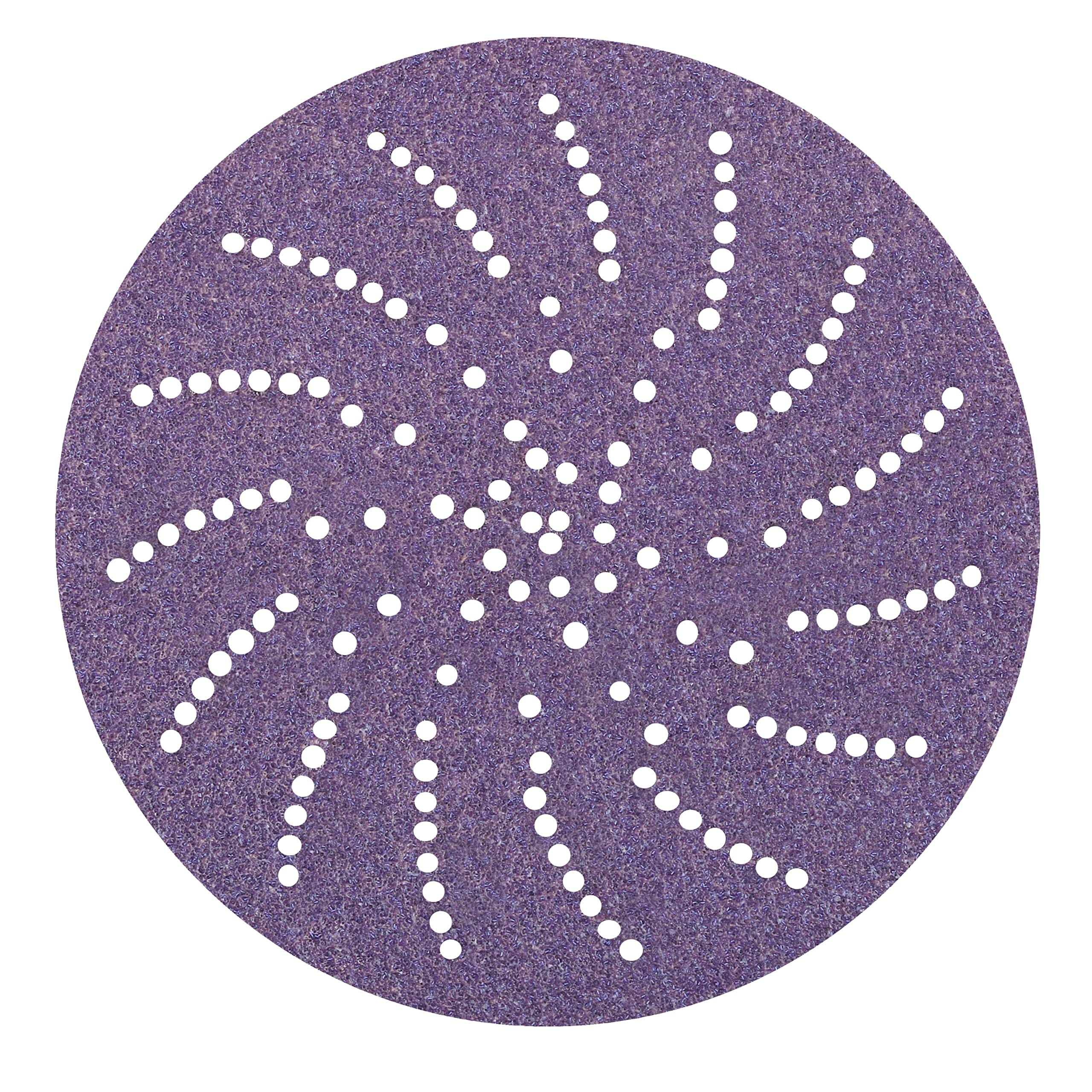 3M Xtract Cubitron II Paper Disc 732U, 180+ C-weight, 127 mm, Die 500LG, 50/Carton, Purple