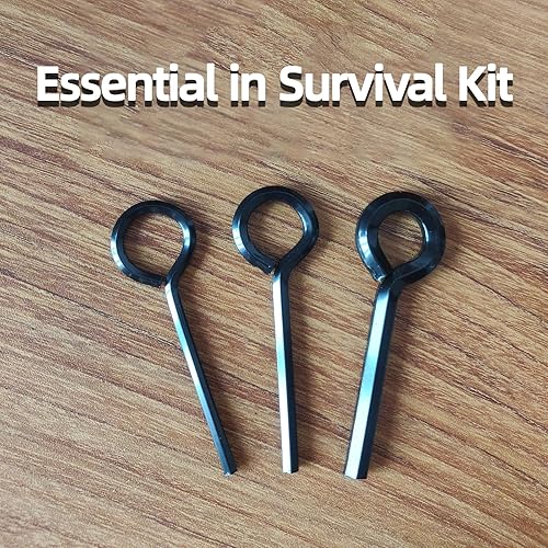 Miniatura 2 de Paquete de 5 llaves hexagonales de 18 pulgadas con bucle de anillo completo, llave Allen de metal, llave hexagonal para dispositivo de salida