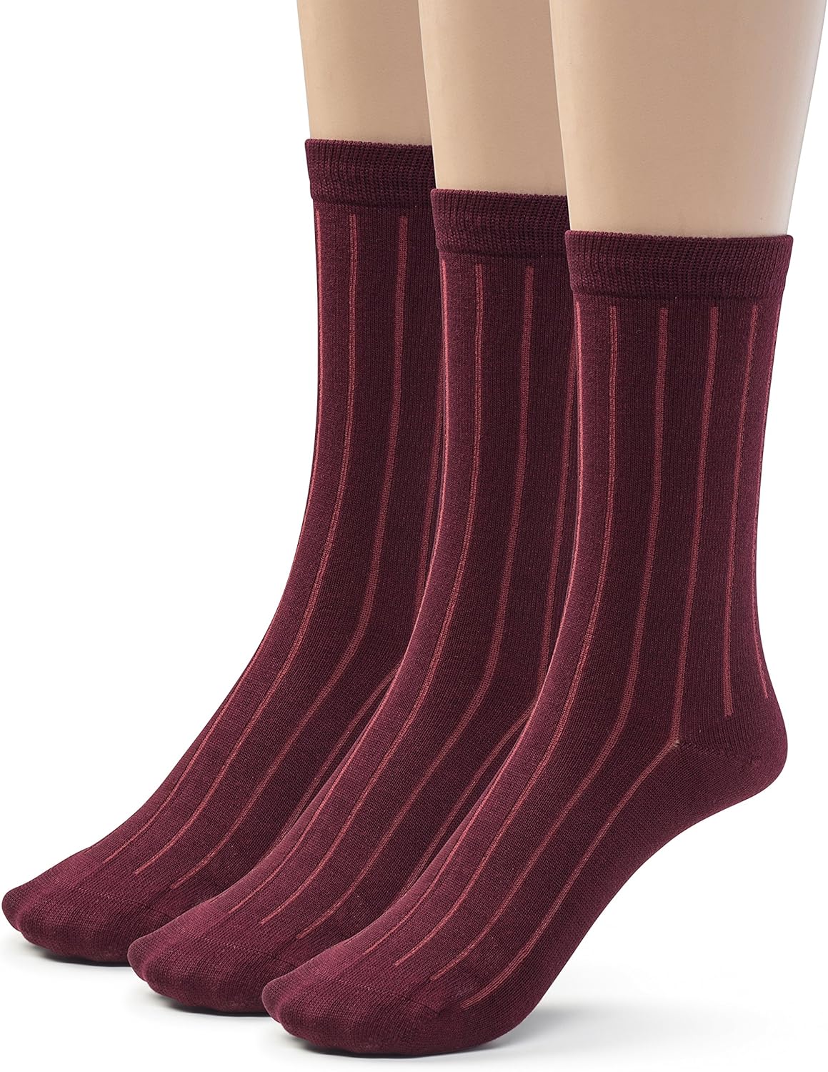 Silky Toes Kids Seamless Sensory Crew Socks | Viscose from Bamboo Lightweight Dress Socks for Boys & Girls, 3-6 Pack