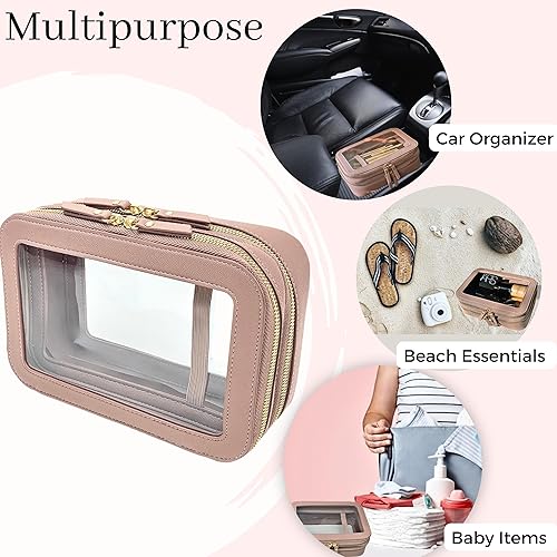 Miniatura 2 de JAZD Bolsa de cosméticos transparente para mujer