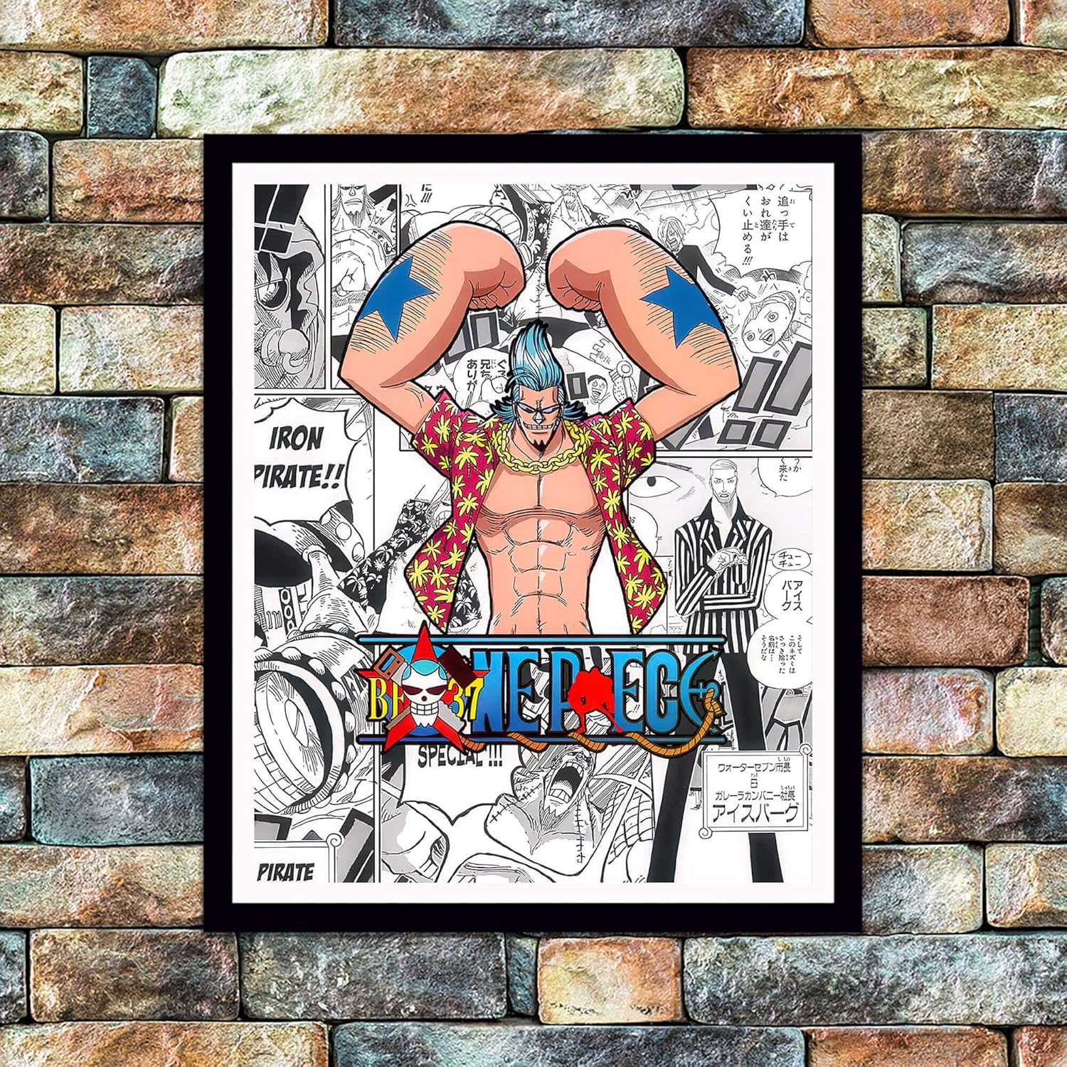 Buy One Piece Manga Anime Monkey D Luffy Usopp Franky Chopper Roronoa Zoro Sanji Digital Canvas Art Print 8 X 10 Inches Unframed Set Of 6 Online In Uzbekistan B08v1bwb3m