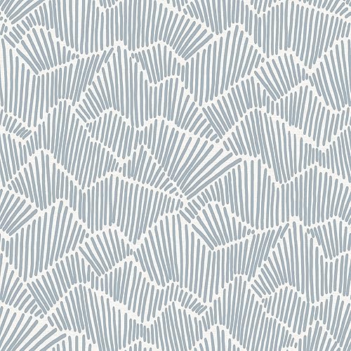 Egypt Sherrod Perwinkle Ridge & Valley - Papel tapiz para despegar y pegar de 216 x 20.5 pulgadas, color azul