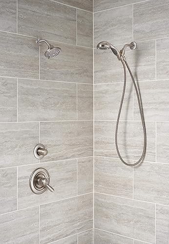 Miniatura 2 de Delta Faucet Kit de moldura desviadora de mango de ducha de 3 ajustes, acero inoxidable T11800-SS (válvula no incluida)