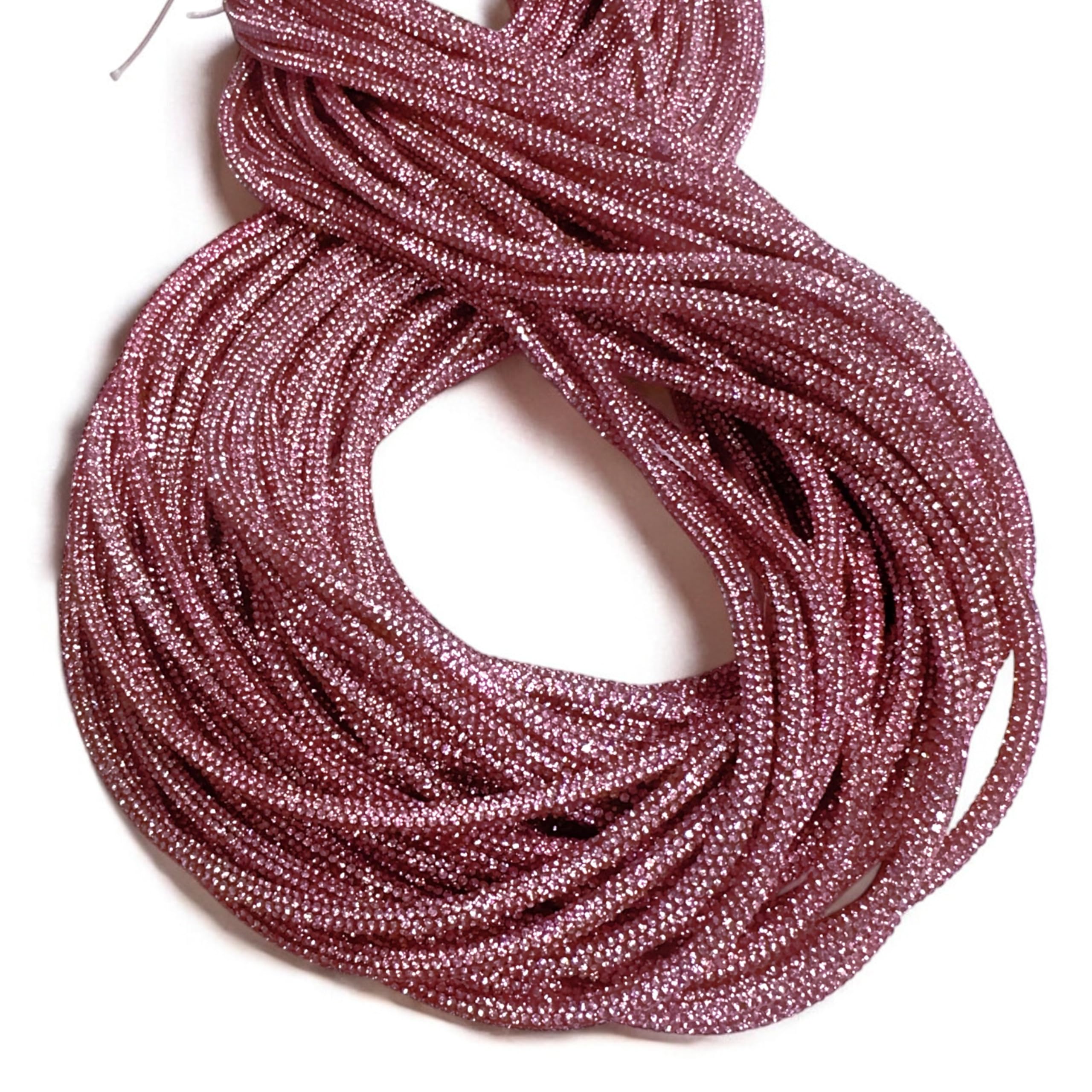 Cordón de estrás rosa de GDO GIOIE D'ORIENTE de silicona para accesorios