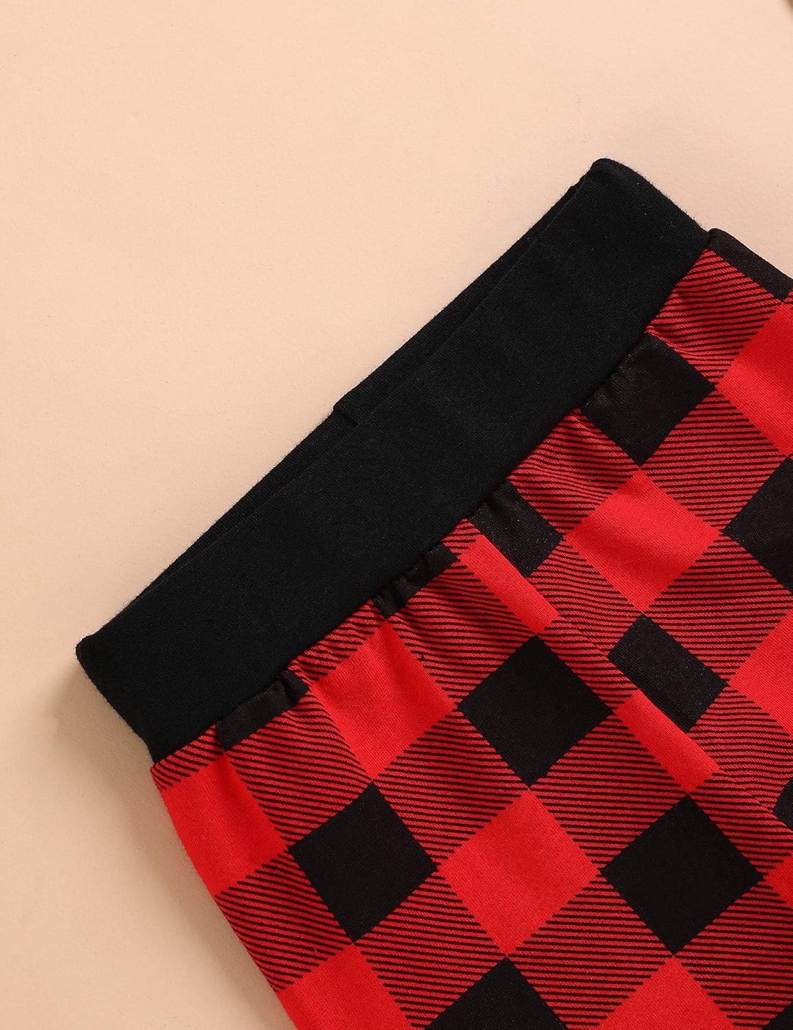 My First Christmas Outfit Infant Baby Boy Long Sleeve Romper Bodysuit + Red Plaid Pants + Christmas Hat Gentleman Christmas Clothing Sets - Image 7