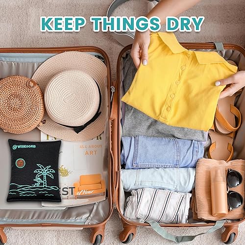 Miniatura 6 de 2 paquetes de desecantes recargables de 17.64 oz, deshumidificador reutilizable para automóvil, paquetes de gel de sílice reactivado por microondas,