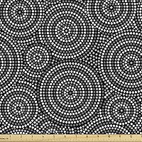 Vista 18 de Ambesonne - Tela multicolor impresa digital por The Yard.