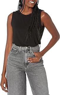 Amazon Essentials Women's Relaxed-Fit Sleeveless Muscle Tank Top