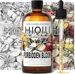HIQILI Forbidden Bloom Fragrance Oil for Soap & Candle Making, Inspired by Cl.Klein Forb-EU phoria, Home Reed Diffuser, Long Lasting Scents, Add to Wool Dryer Balls - 5.07 Fl Oz
