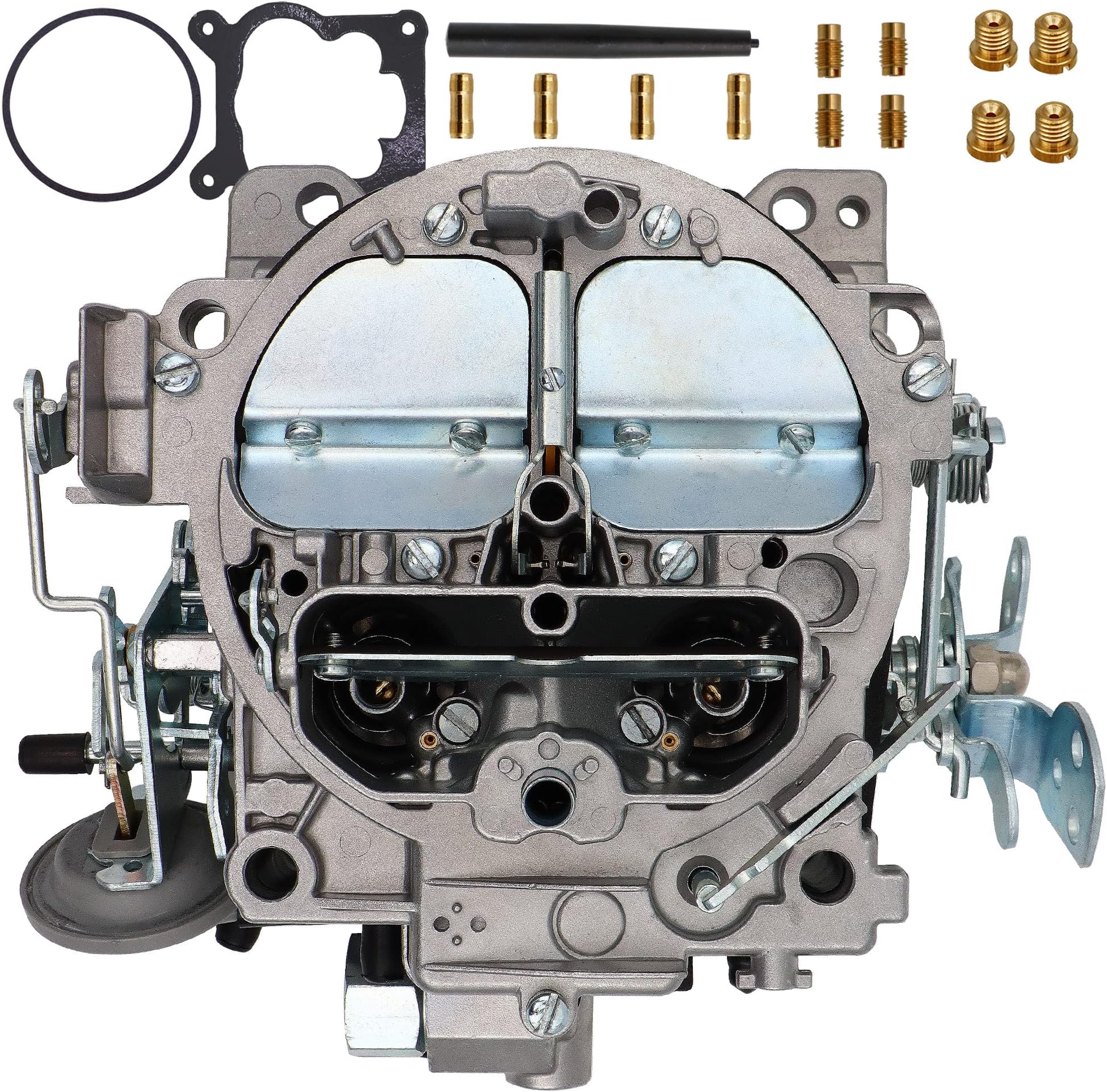 4 Barrel Carburetor Carb For Quadrajet 4MV Chevrolet Engines 327/350/427 - Foto 4