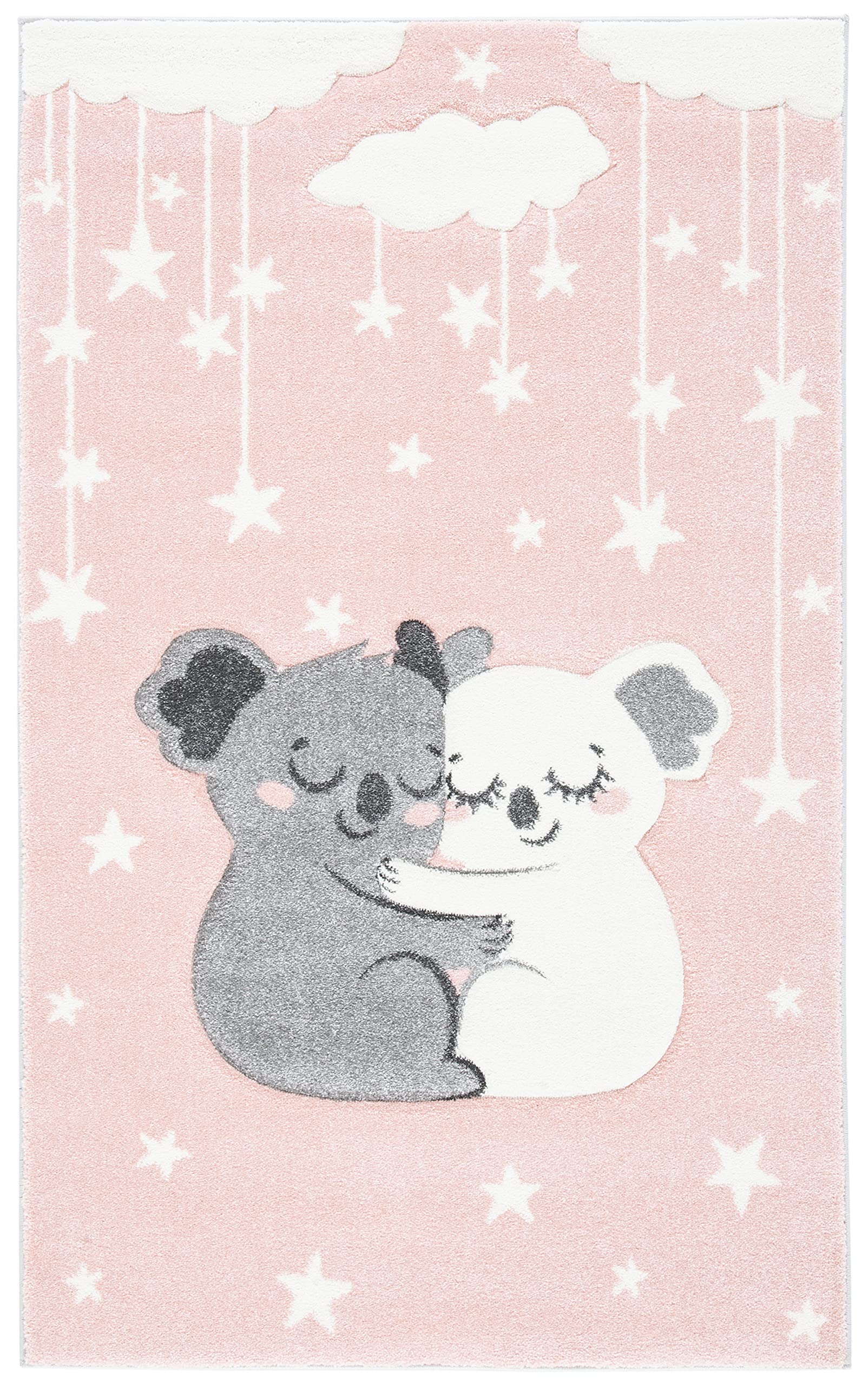 SAFAVIEH Carousel Kids Collection CRK195A Koala Hug Non-Shedding
