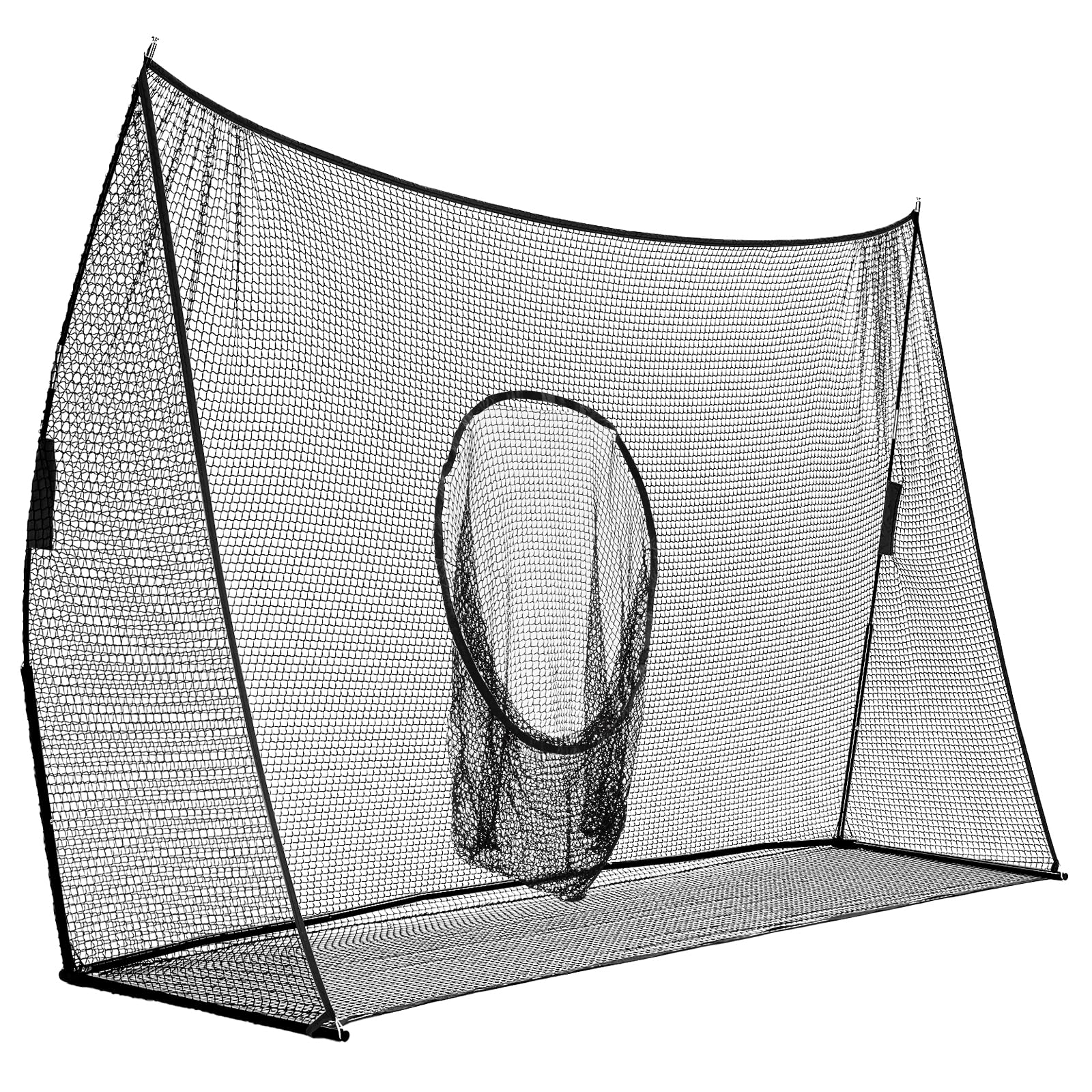 OLIXIS Golf Nets for Backyard 10x7 ft Golf Practice Net with Frame Outdoor Indoor Dual-Use Sturdy for Hitting