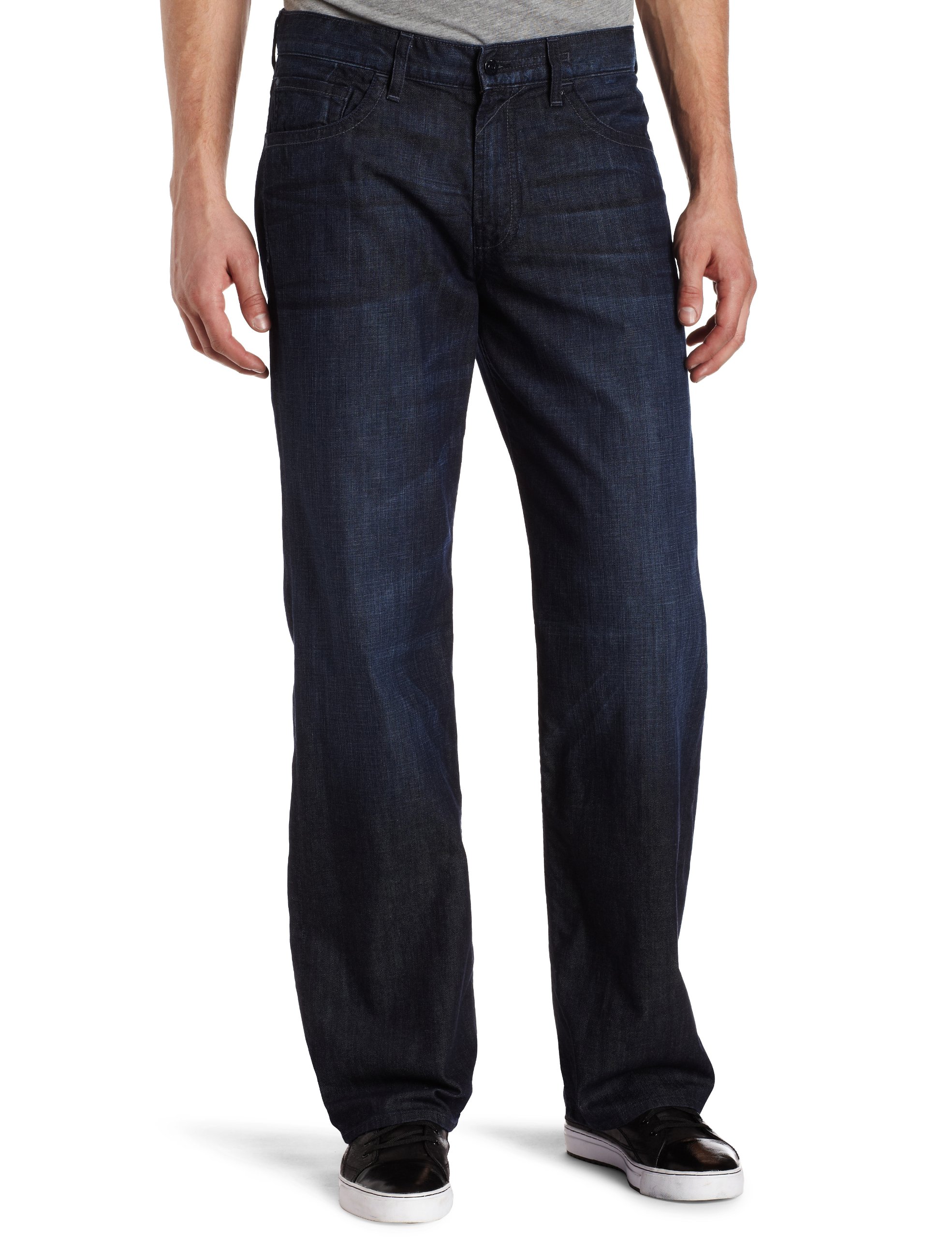 7 For All Mankind Mens Relaxed 2.0 with Off-Register Layout and Squiggle Pant