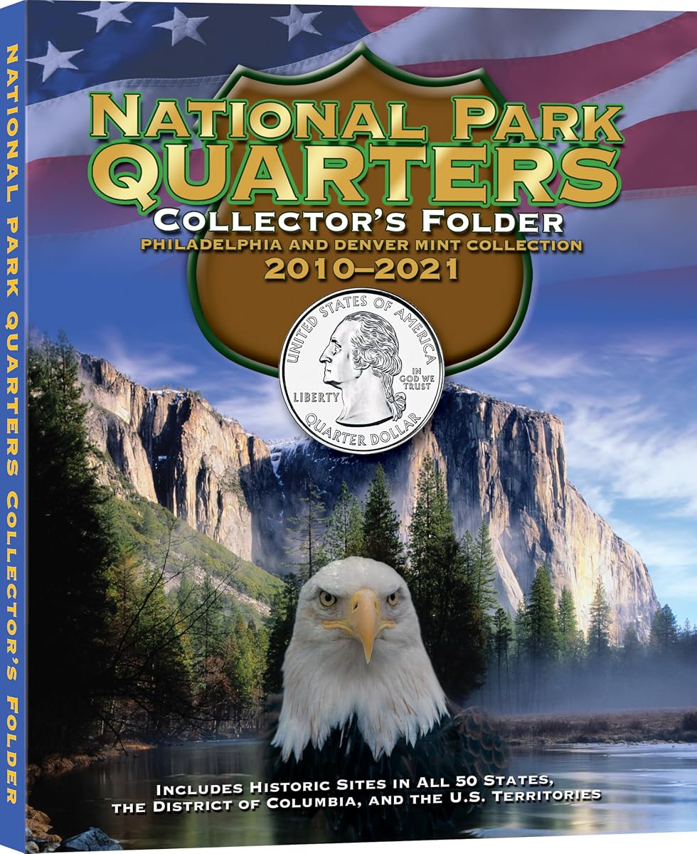 Carpeta de monedas oficial de edición de coleccionista de Whitman® - National Park Quarters: 2010-2021