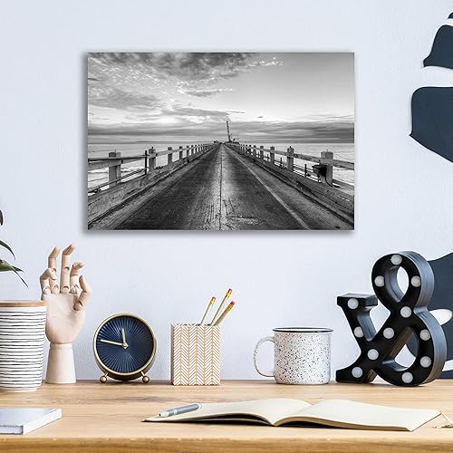 Miniatura 4 de Epic Art 'Carpinteria Pier View II' by Chris Moyer, Acrylic Glass Wall Art, 16"x12"