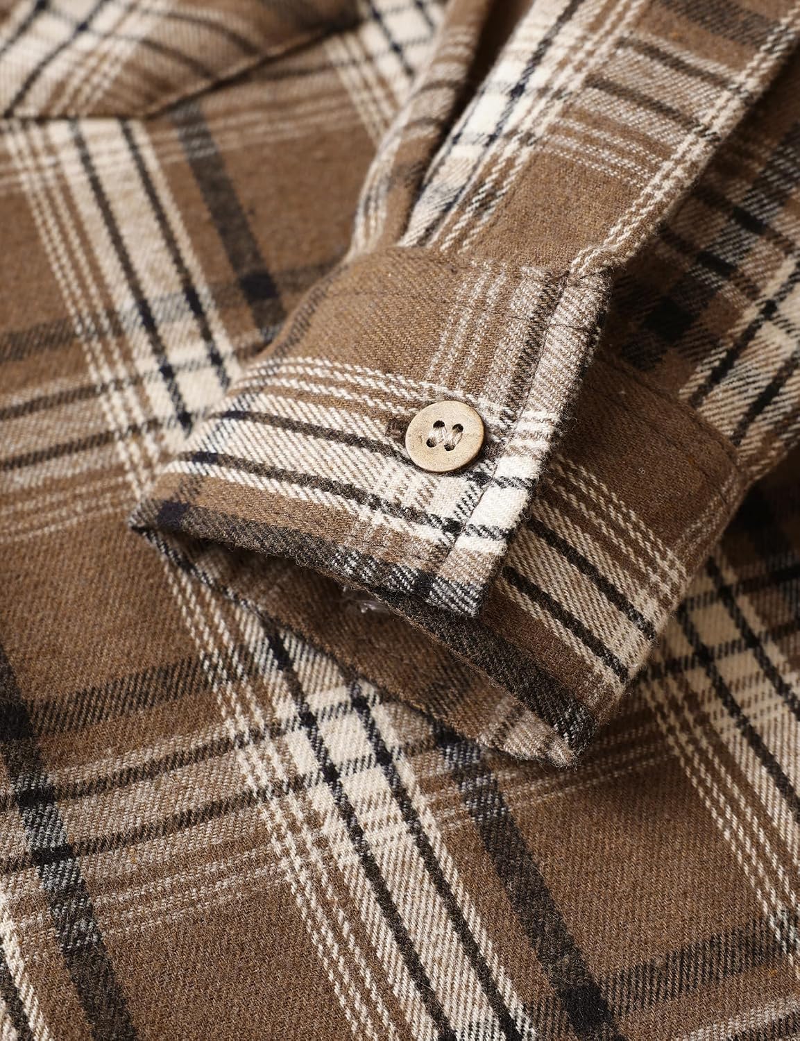 AOTIK Boys Flannel Shirts Long Sleeve Button Down Plaid Shirts with Pocket