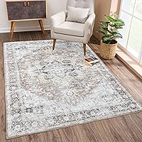 Vista 15 de Bloom Rugs Alfombra de pasillo lavable antideslizante de 7 pies – Beige/Gris Camino tradicional para entrada, pasillo, baño y cocina