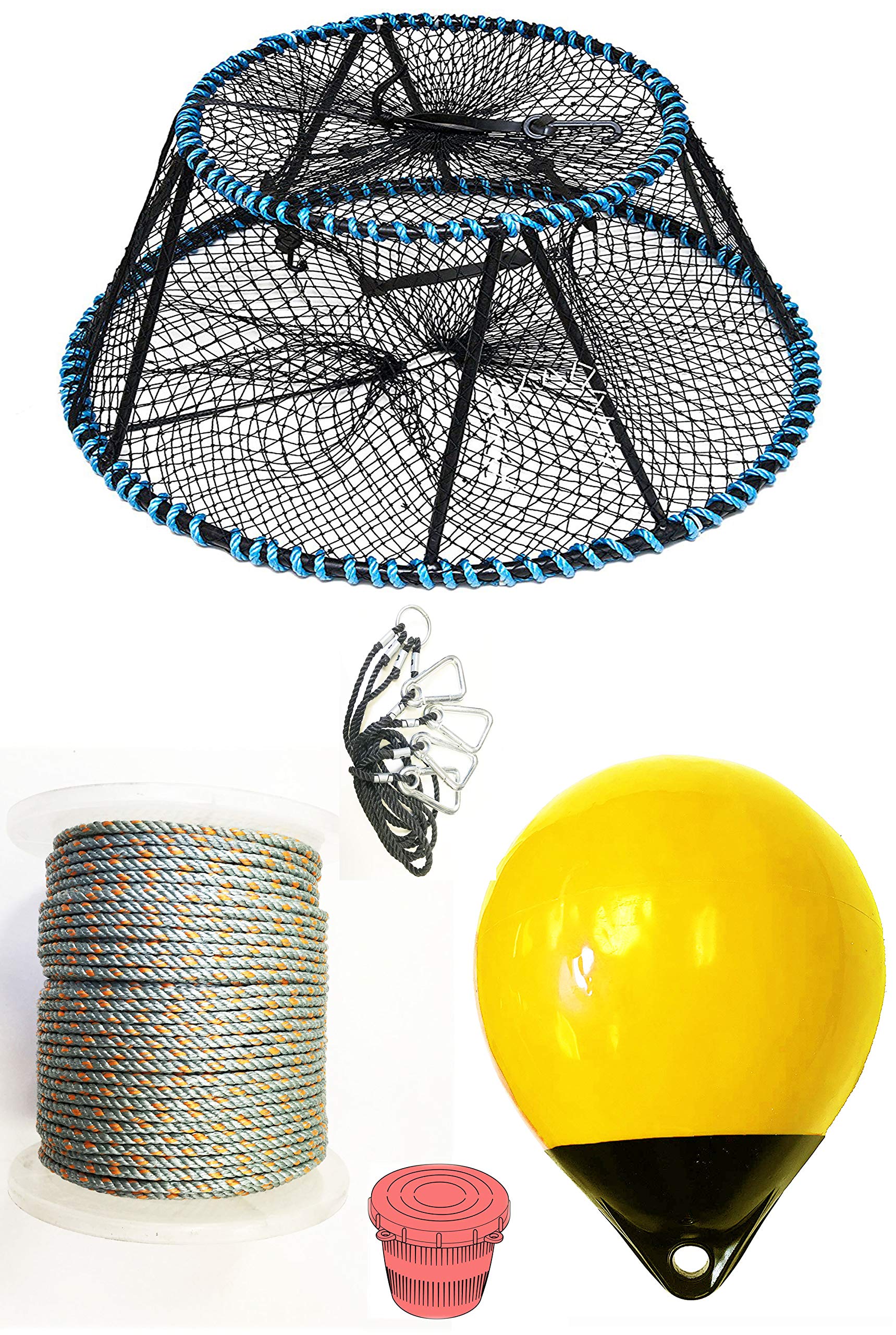 KUFA Sports Vinyl Coated Tower Style Prawn Trap(30