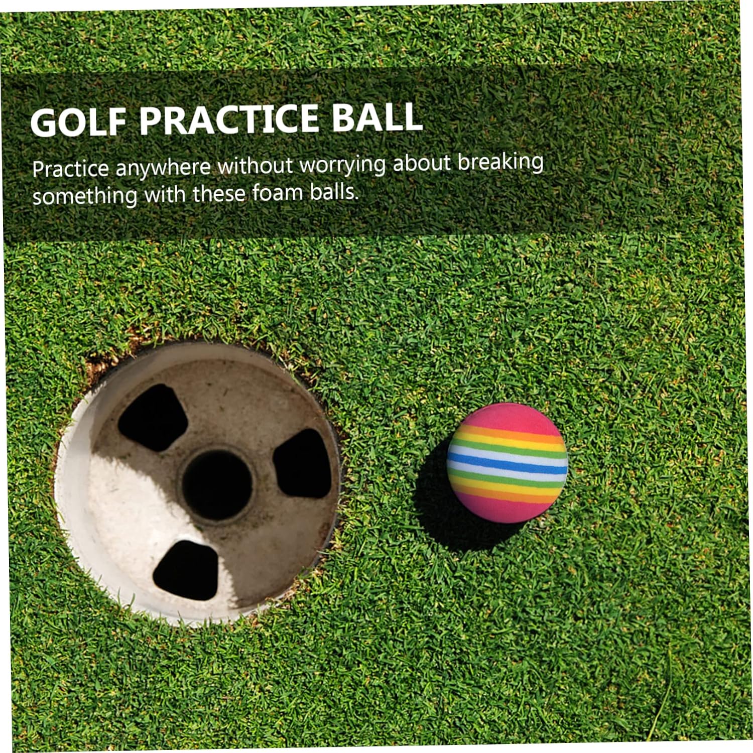 Kisangel Practice Balls 75 Pcs Indoor Playset Baseball Toys Foam Golf s Practice Equipment Plastic The Pet Indoor