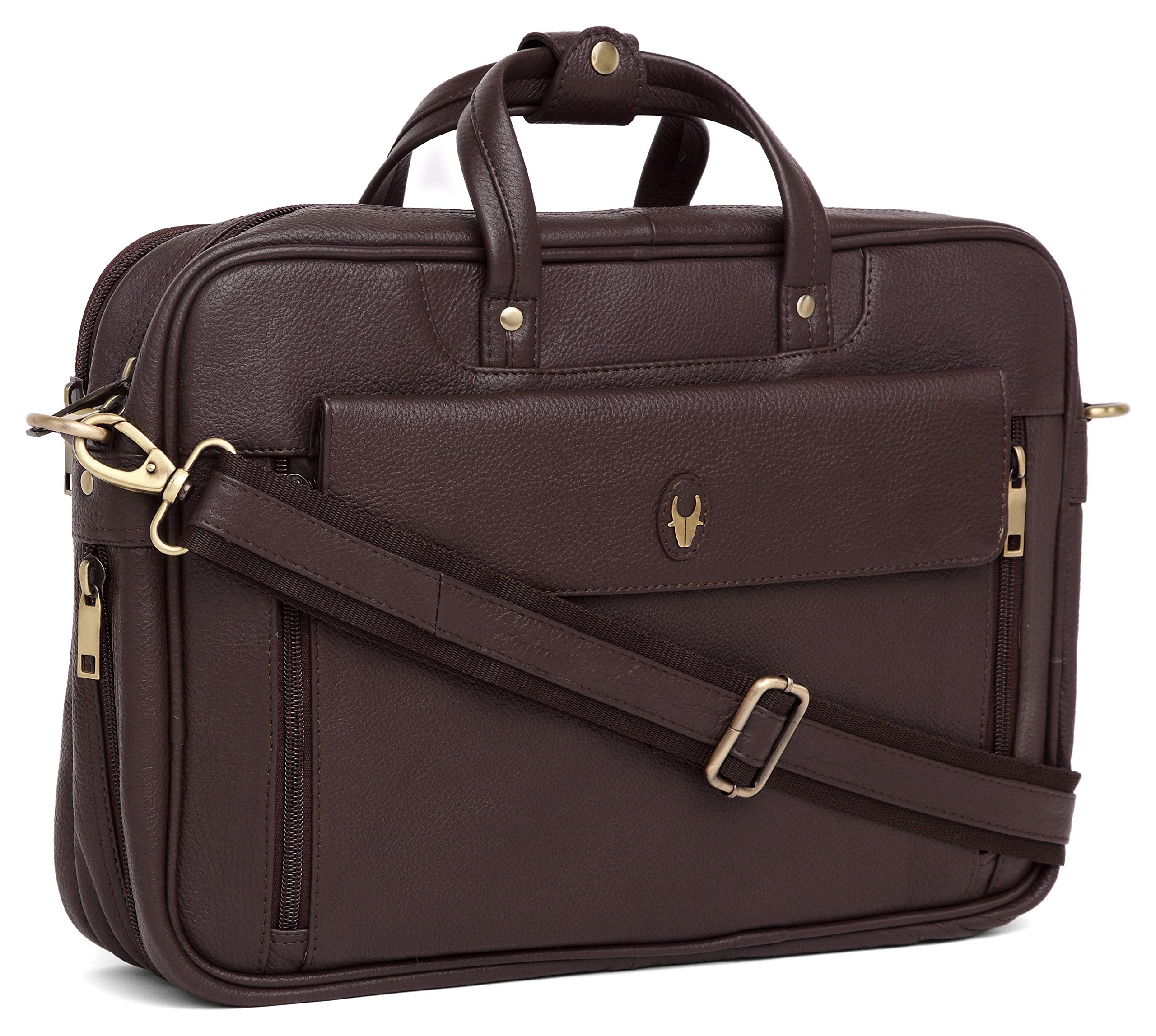 See full amazon price history chart for WildHorn Leather 15 inch Laptop Messenger Bag for Men I Padded Laptop Compartment I Carry Handles with Adjustable Strap I DIMENSION : L-16 inch W-5 inch H-15 inch WildHorn Leather 15 inch Laptop Messenger Bag for Men I Padded Laptop Compartment I Carry Handles with Adjustable Strap I DIMENSION : L-16 inch W-5 inch H-15 inch (B07N2NTMB8) Amazon Price History, Amazon Price Tracker