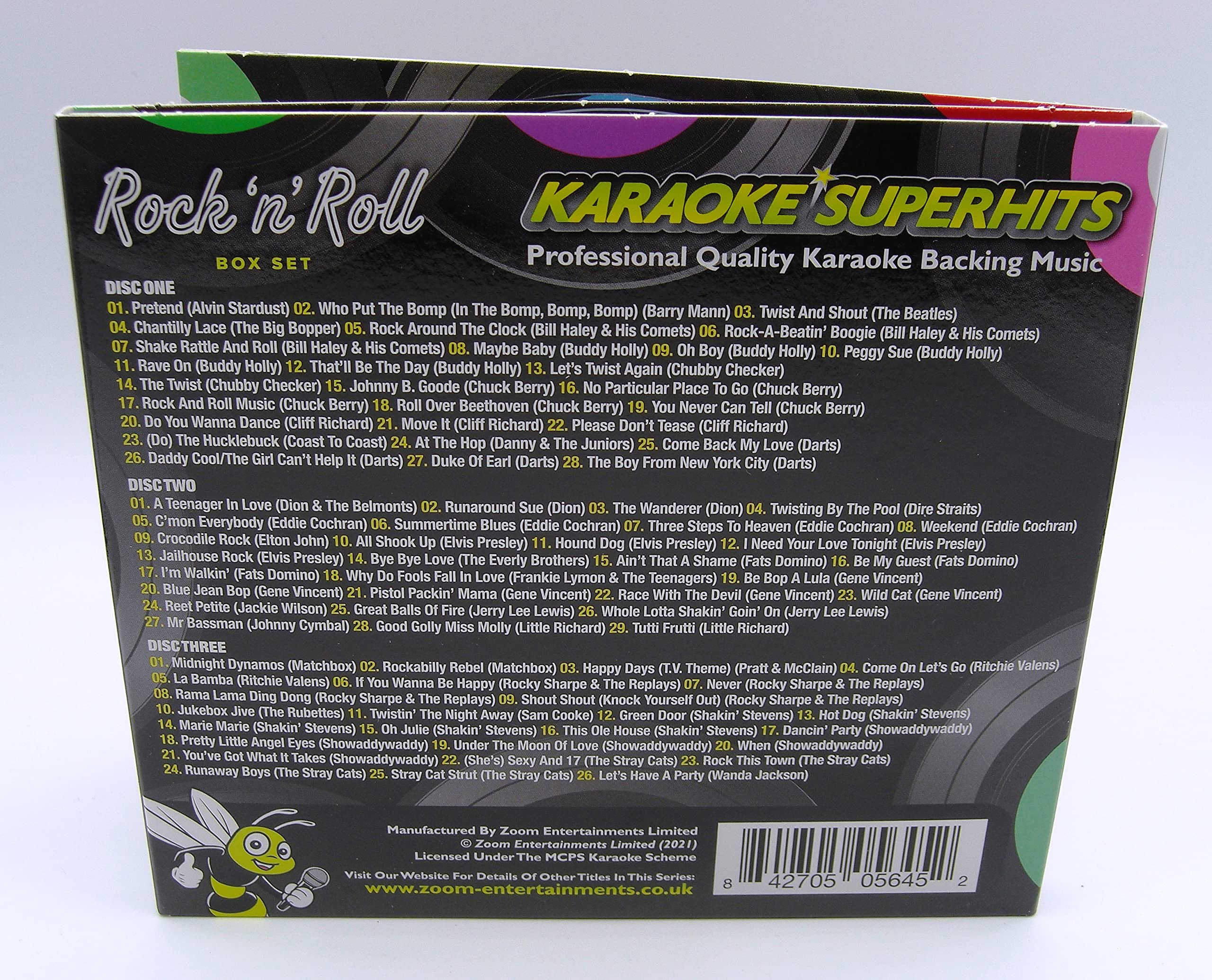 Zoom Rock 'N' Roll Superhits 60 Songs - Triple G Set