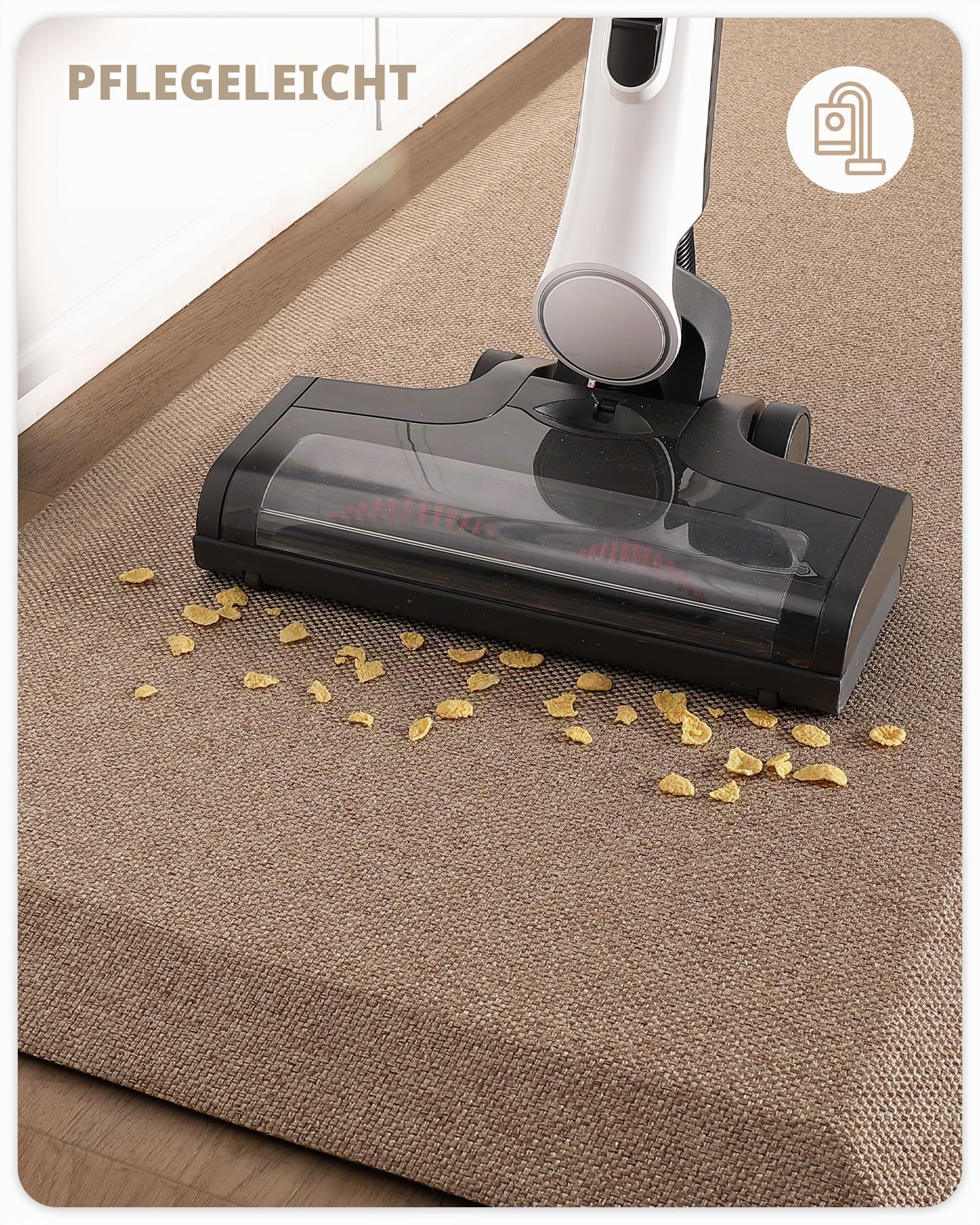 COLOR&GEOMETRY 2,3cm Anti-Ermüdungsmatte | extra weich gepolstert | Ergonomische Komfort Stehmatte | rutschfeste Küchenmatte für Stehpult, Büro & Küche | 51x99cm, Khaki