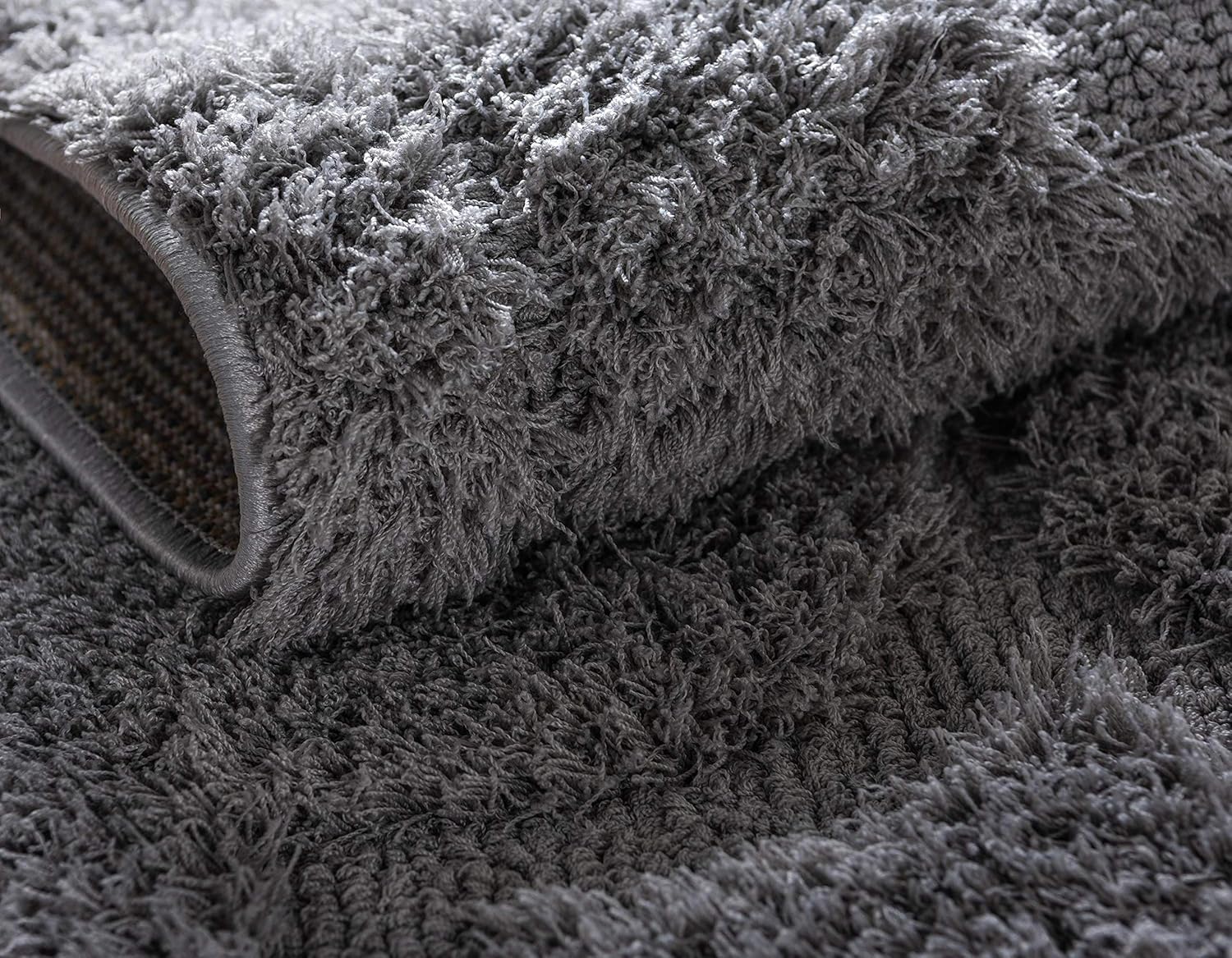 Unique Loom Trellis Shag Collection Plush Geometric Modern Moroccan Lattice Gray Runner Rug (2' x 7')