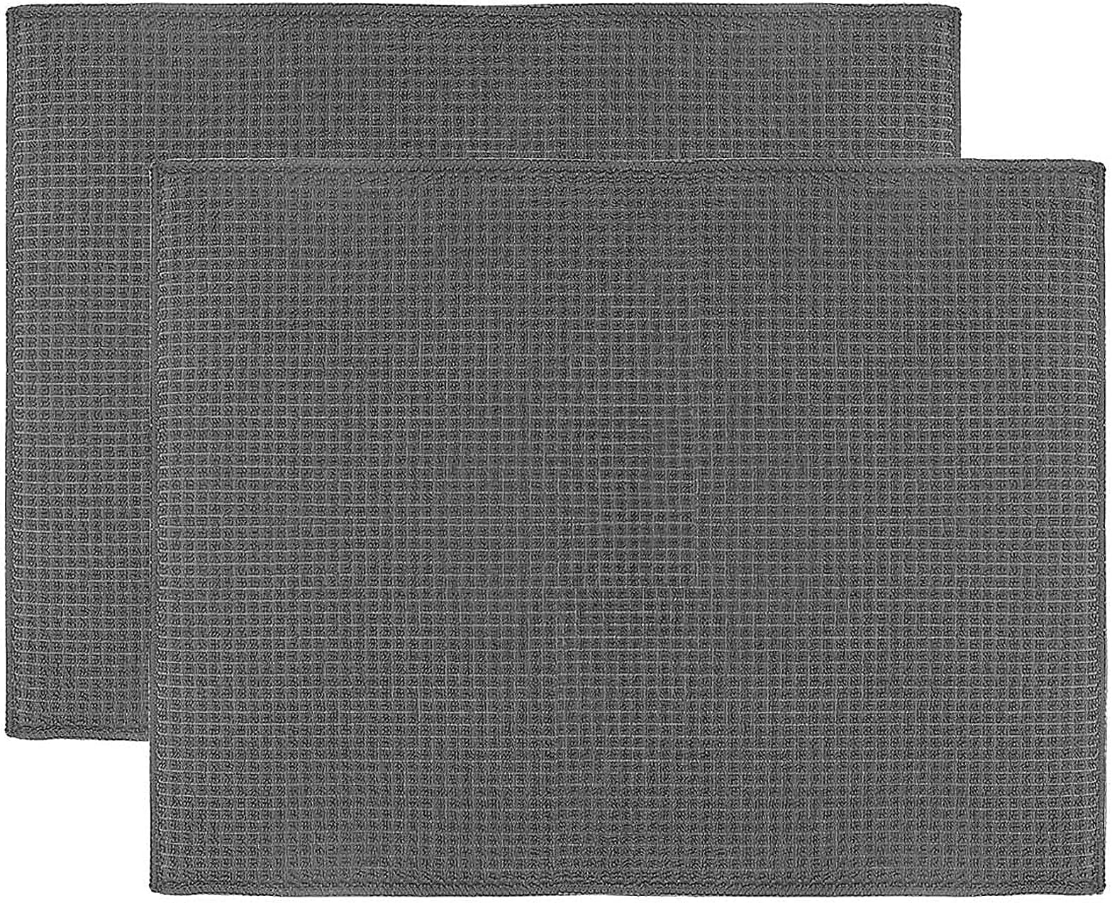 Dish Drying Mat, Microfiber Dry Pad, Quick-Drying Dish Drainer Board Mat for Kitchen Counter-top Tabletop Accessories, Machine Wash, 20 X 15 inch, 2-Pack