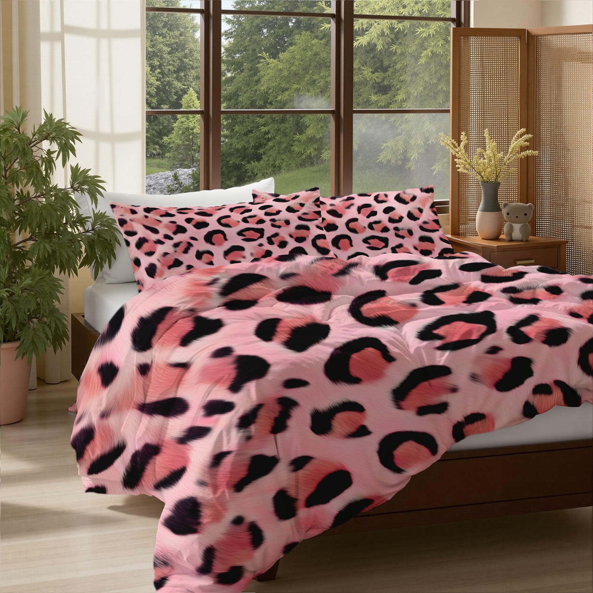Housse de couette 200x200 fermeture éclair pour un lit deux personnes rapide à faire