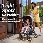 Graco Merge Stroller - Swivel Wheel Baby Stroller with 360-Degree Rotating Wheels