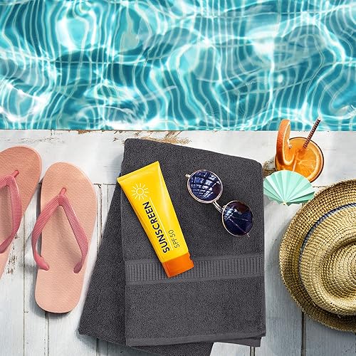 Vista 143 de Utopia Towels - Toalla de baño gigante, 2 unidades, 17.69 oz/yd2 (600 gsm), 100% algodón hilado en anillo, altamente absorbentes y de secado rápido