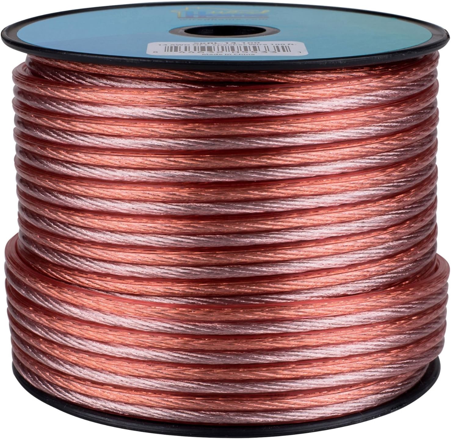 Audtek Electronics SPWA12100 12 AWG Speaker Wire 100 ft Spool Speaker