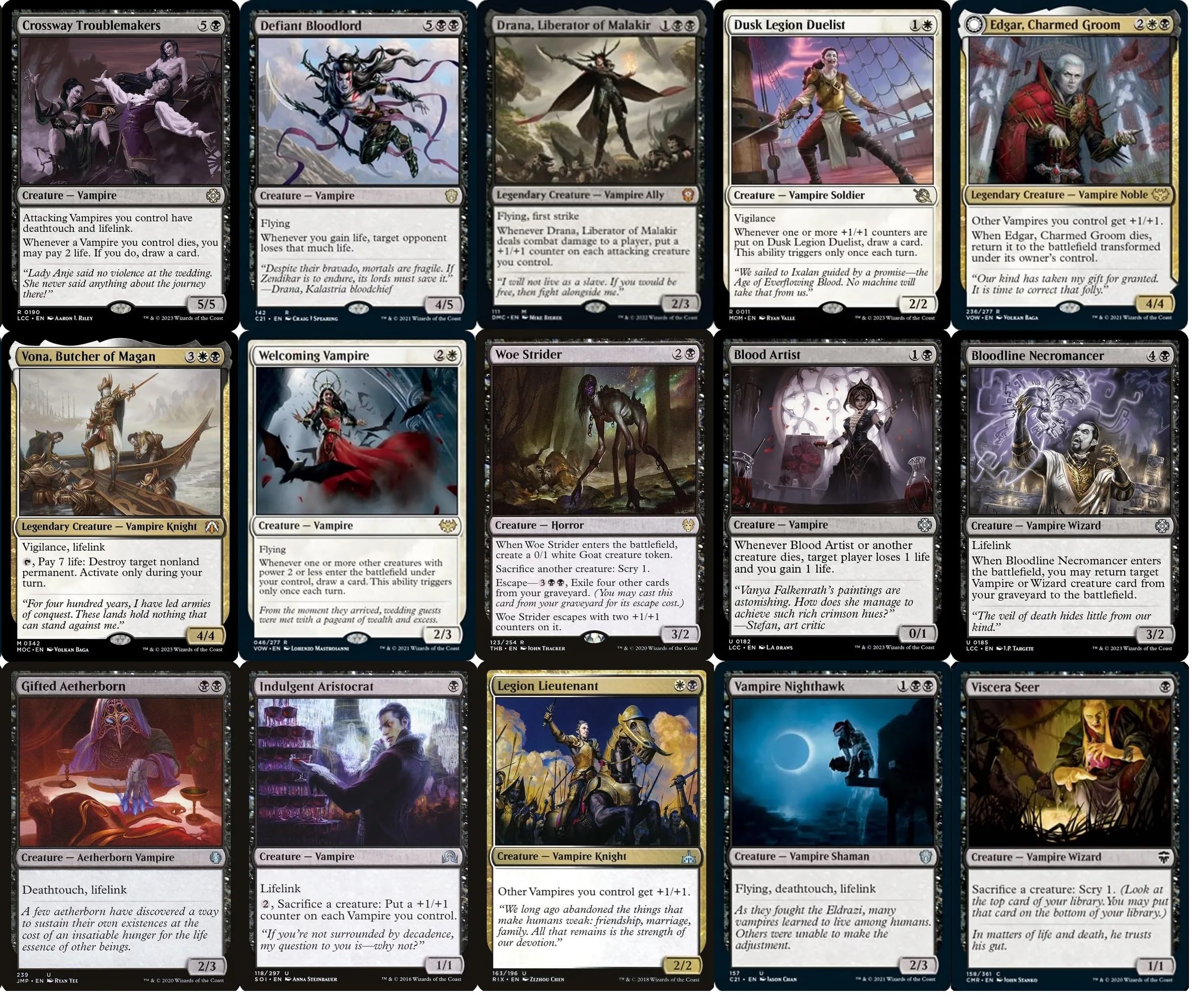 Amazon.com: Elite Commander Vampire Deck - Orzhov Black White - Clavileno,  First of The Blessed - EDH cEDH - 100 Card - Custom Magic The Gathering  Deck