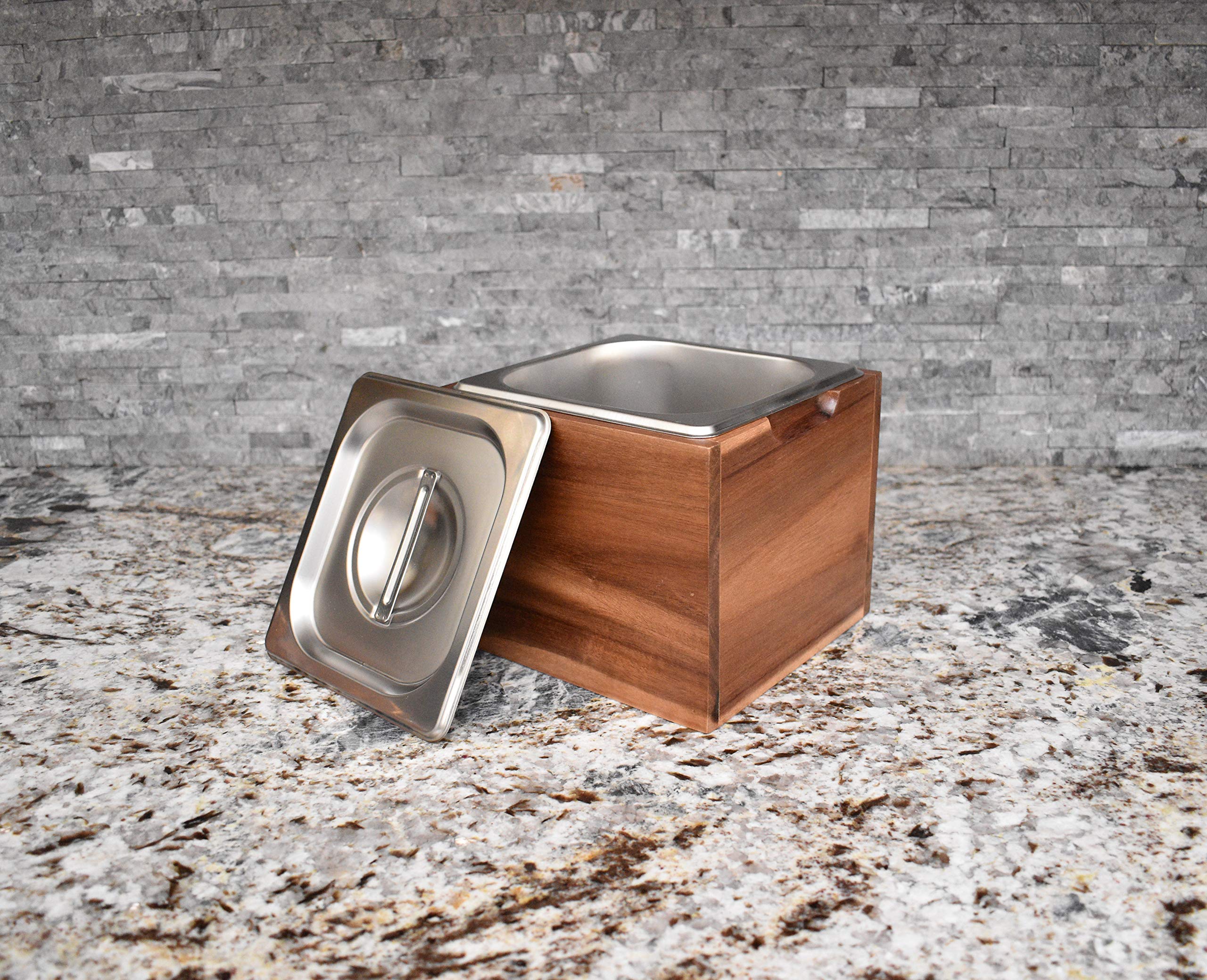 BelleMark Kitchen Compost Bin Smell Proof, Rust Proof Stainless Steel