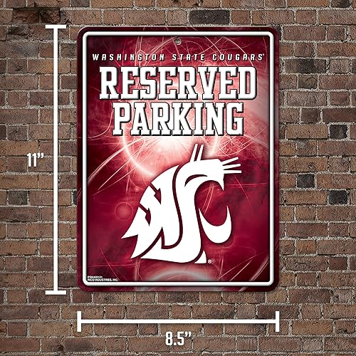 Miniatura 63 de Letrero de metal NCAA de 8.5 x 11 pulgadas, ideal para cueva de hombre, dormitorio, oficina, decoración del hogar Primario