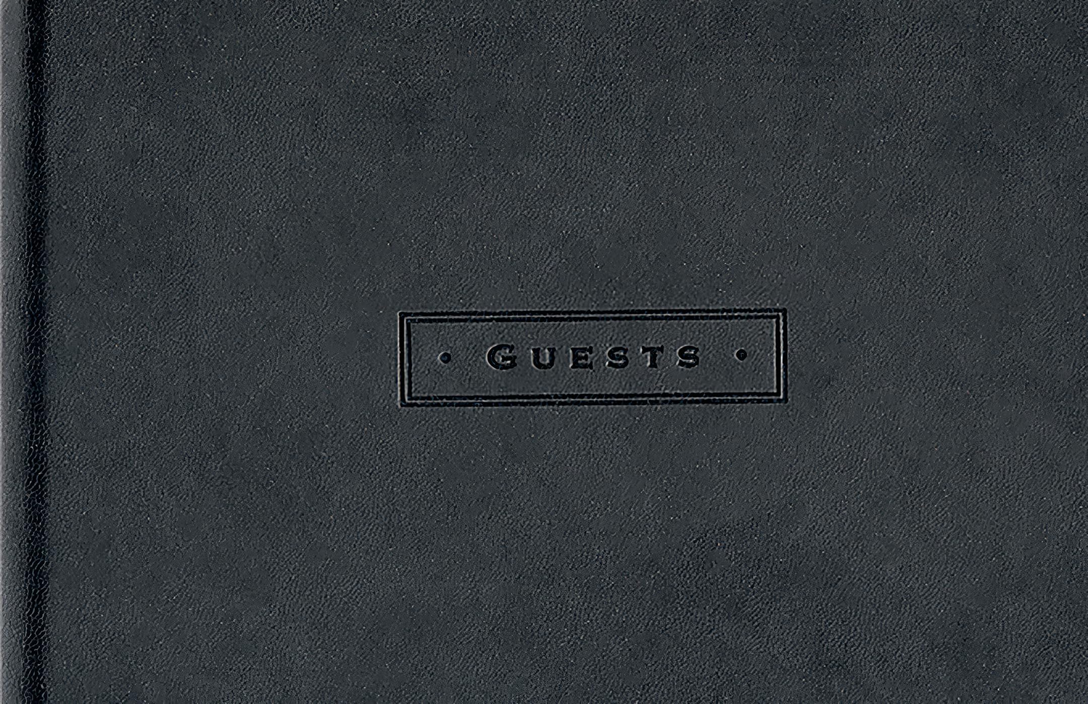 Classic Black Guest Book (Organizer)