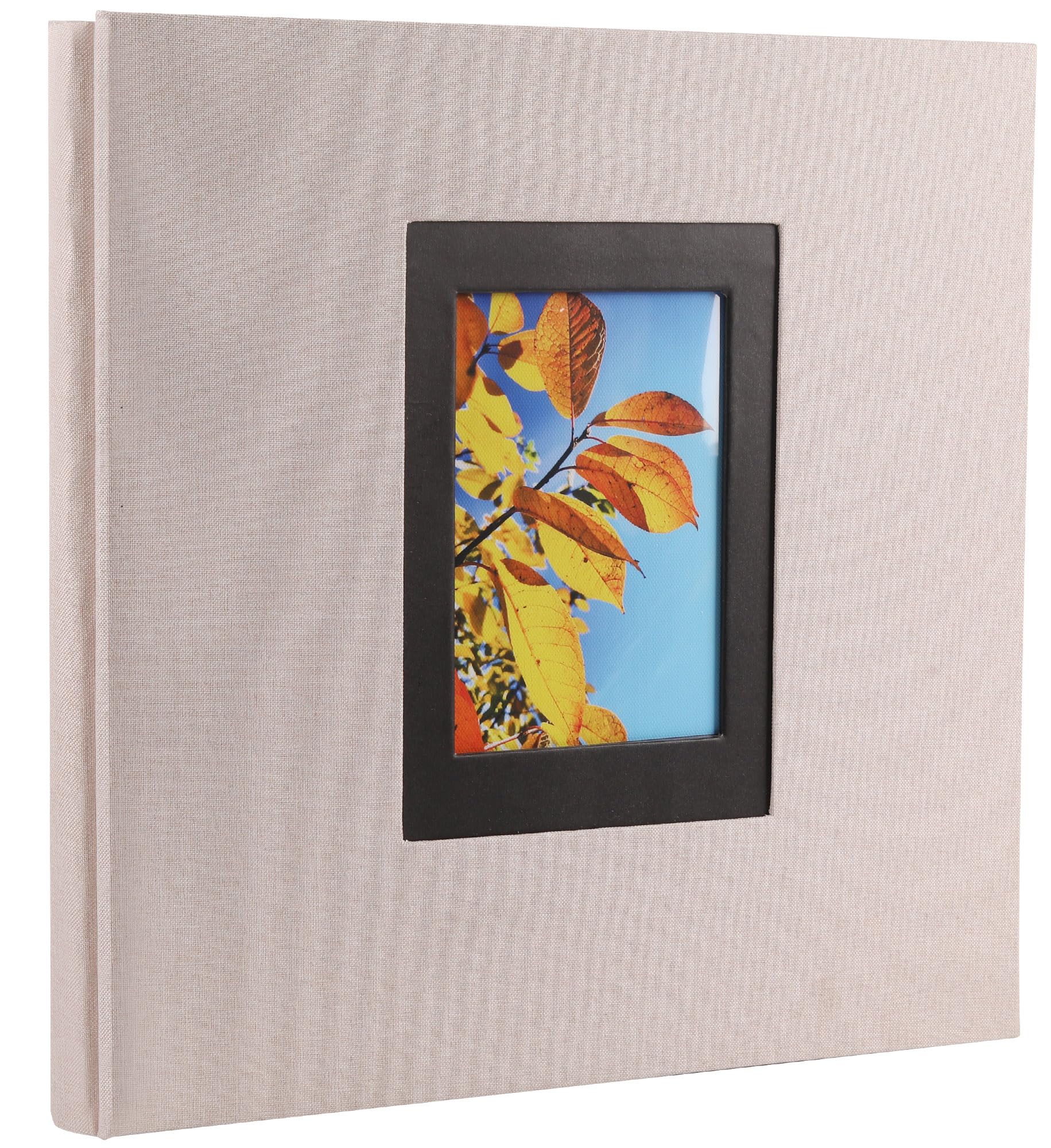 Photo Album 4x6 600 Pockets Photos,Linen Hardcover Fabric Photo Books Album,Large Capacity Picture Albums,Beige,1Pack