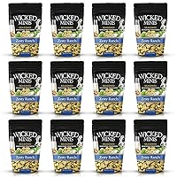 Vista 10 de Wicked Minis Galletas de Sopa y Ostras - Galletas Saltinas con Sabor Salado Mini Sopa Inflada, Mezcla Sabrosa para Aperitivos, Picatostes Sazonados