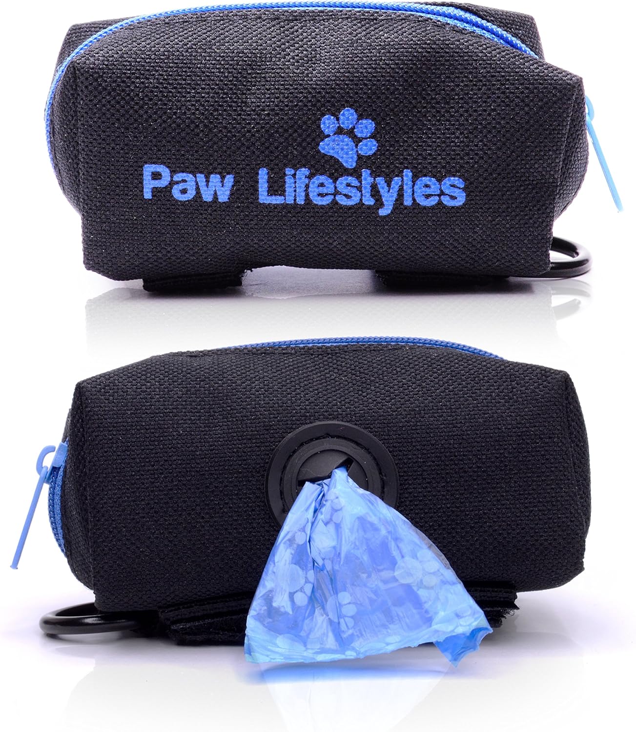 Paw Lifestyles Dog Poop Bag Holder Leash Attachment Fits Any Dog Leash Includes