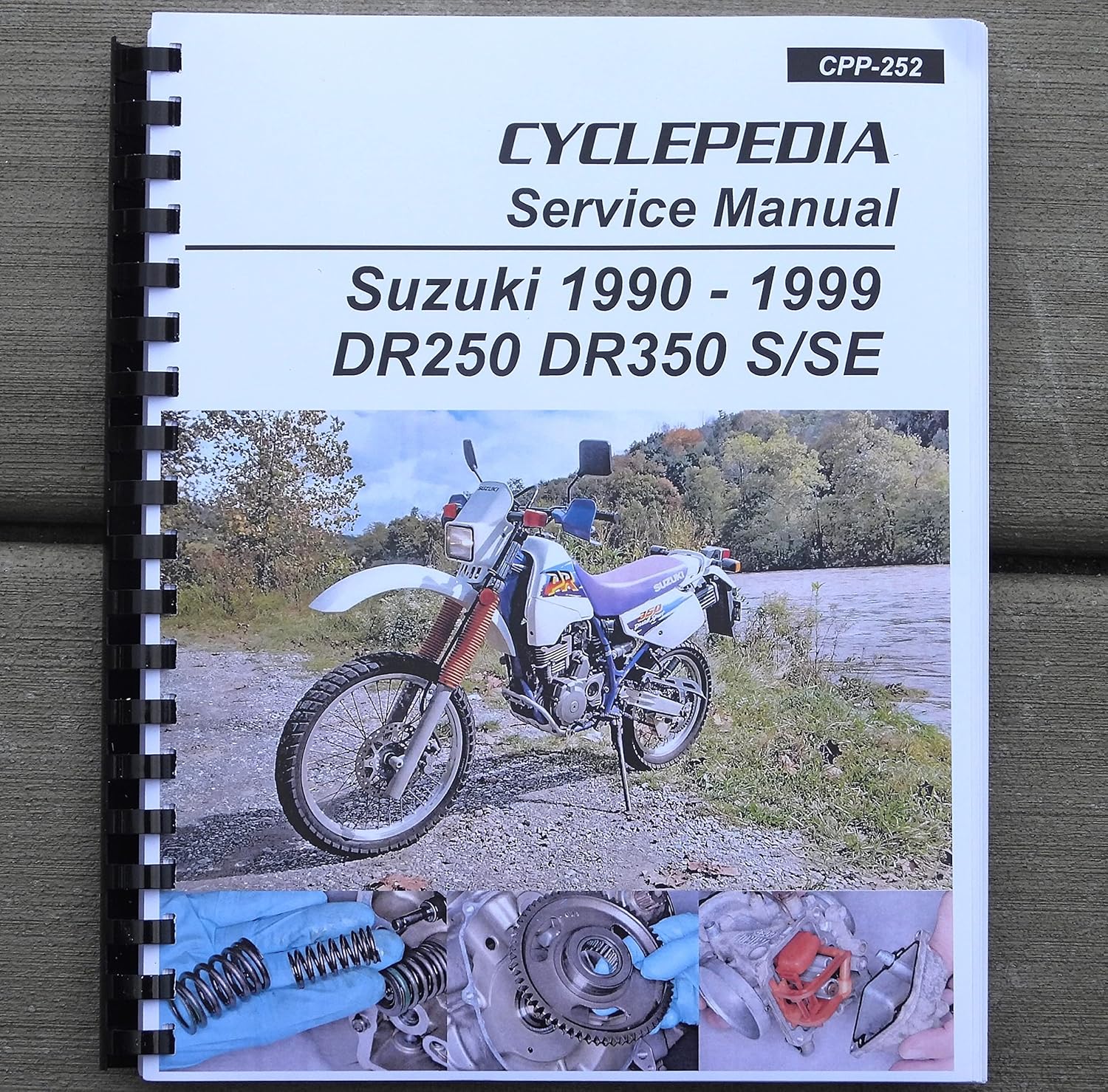 i5motorcycle Service & Repair Manual for Suzuki DR250 DR350 DR 250 350 Dual Sport 1990-1999