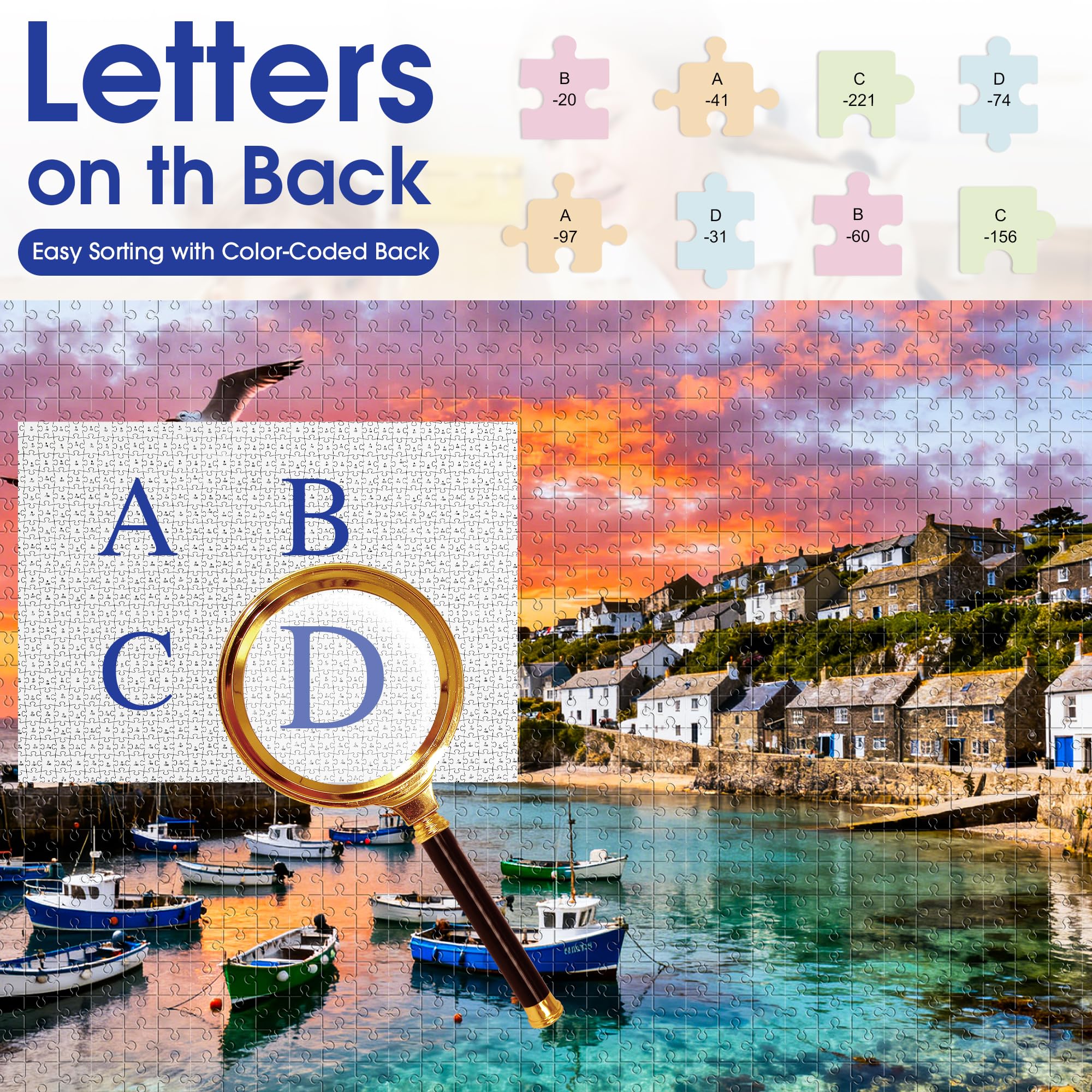 Jigsaw Puzzles for Adults 1000 Pieces, Recycled Paper Jigsaw Puzzle 1000 Pieces, Fun - Image 2
