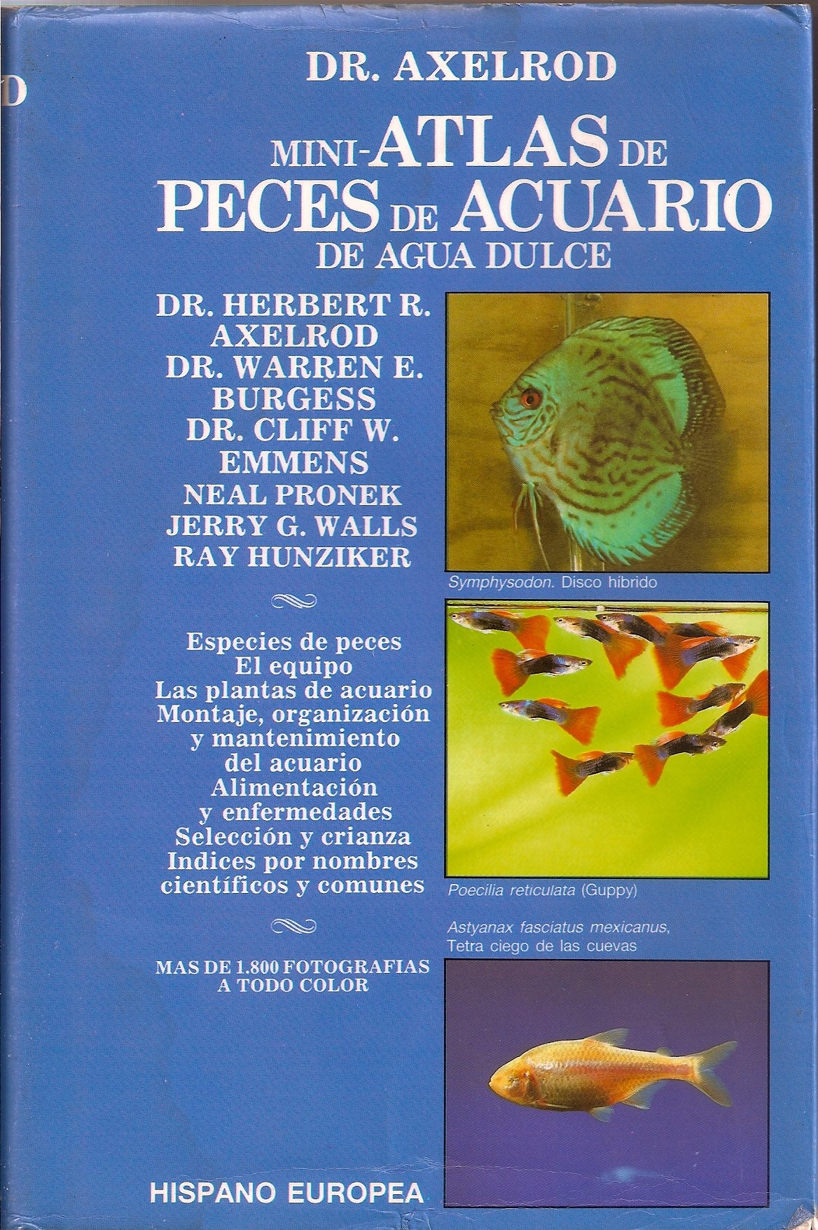 MINI ATLAS PECES ACUARIO AGUA DULCE (SALUD,YOGA,RELAJACION)