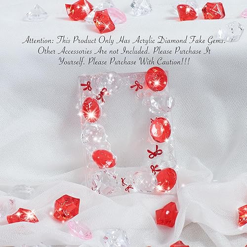 Vista 115 de Babenest - Relleno de jarrón de gemas falsas de diamantes acrílicos, 240 piezas de diamantes de imitación de 3/4 pulgadas, joyas de cristal