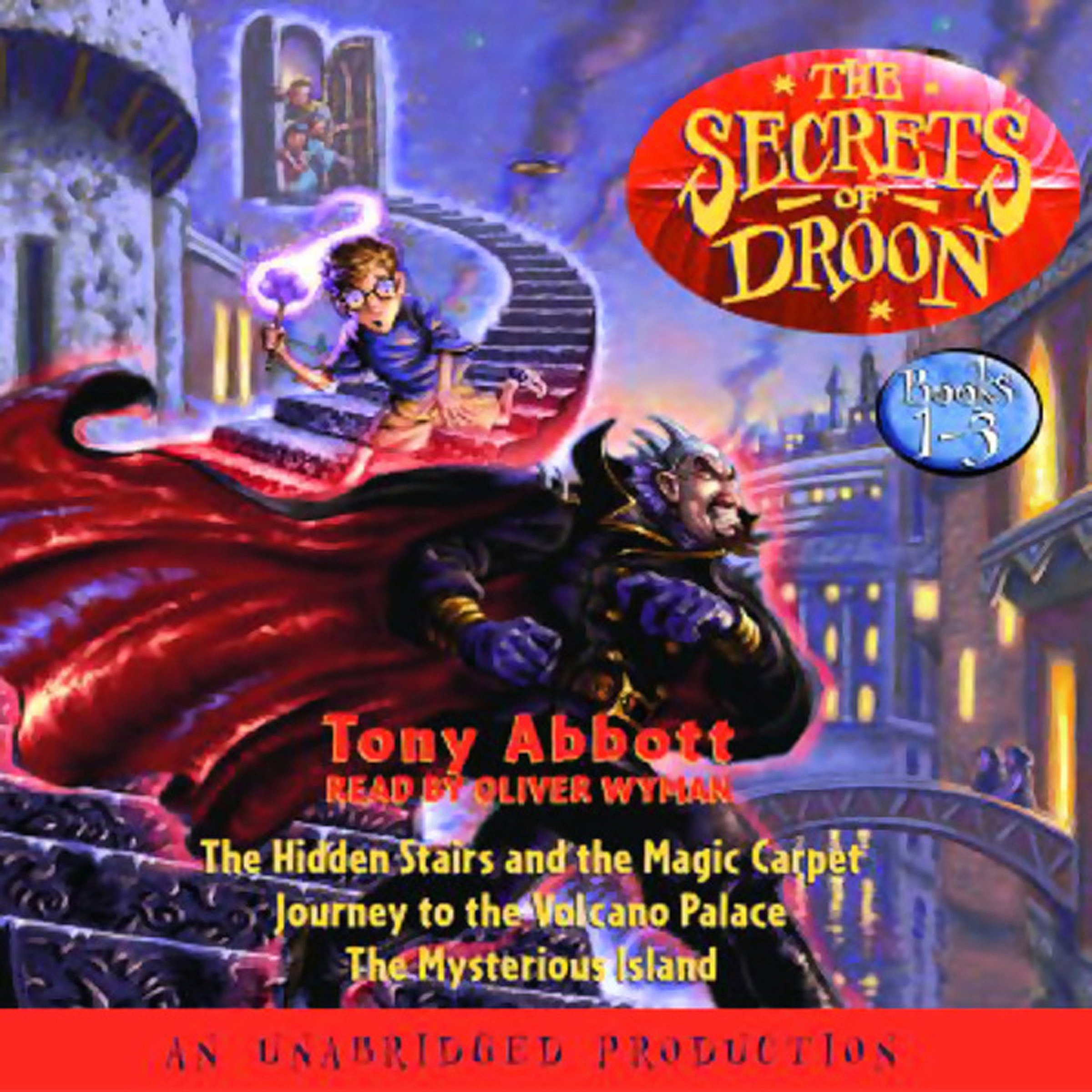 Cover art for The Secrets of Droon #1: The Hidden Stairs and The Magic Carpet