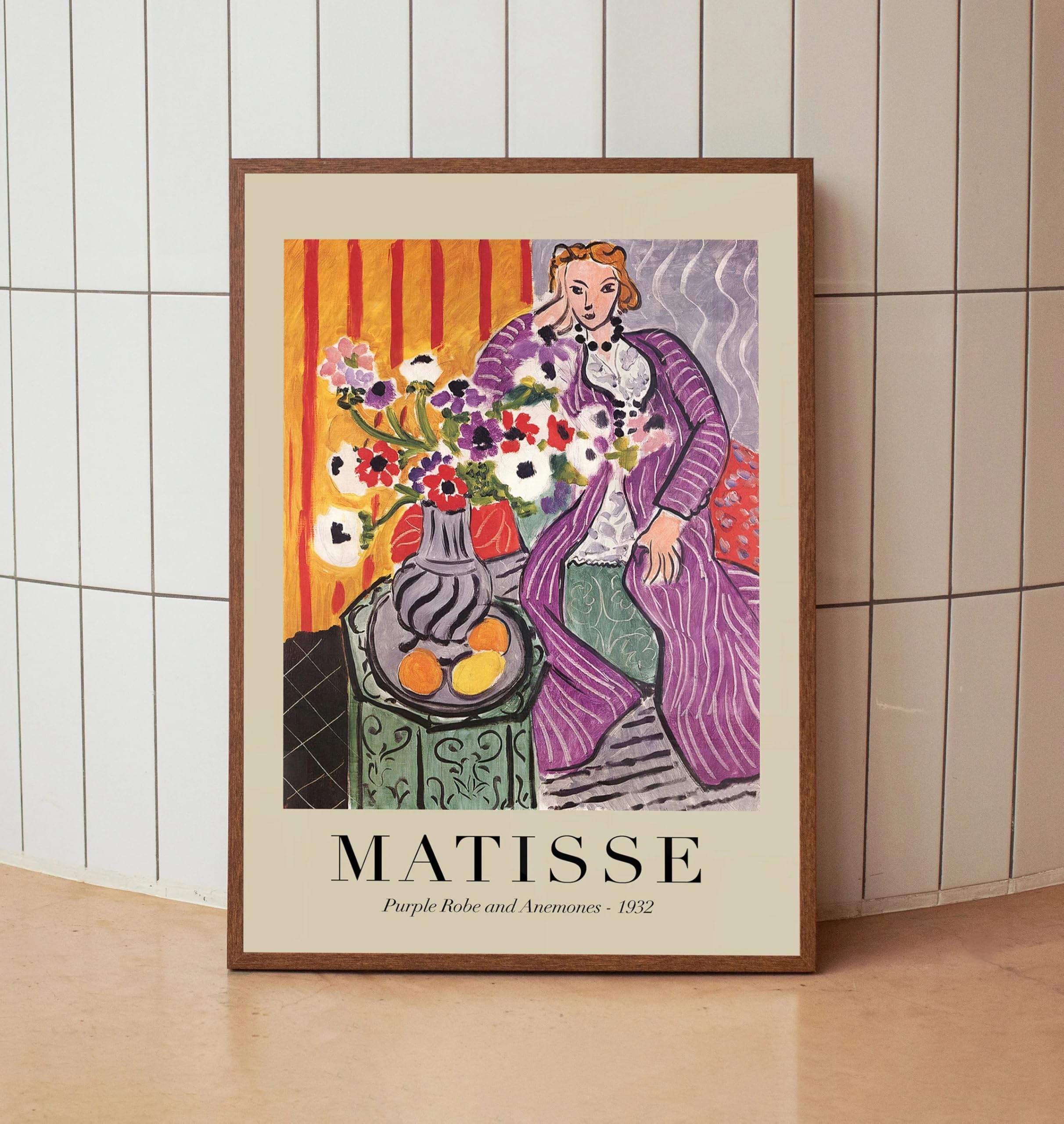 LMYSXAOZ Matisse Poster Canvas Prints Art Pictures Home For Living Room Bedroom Wall Frameless Painting Office Interior Decoration(60x85cm)
