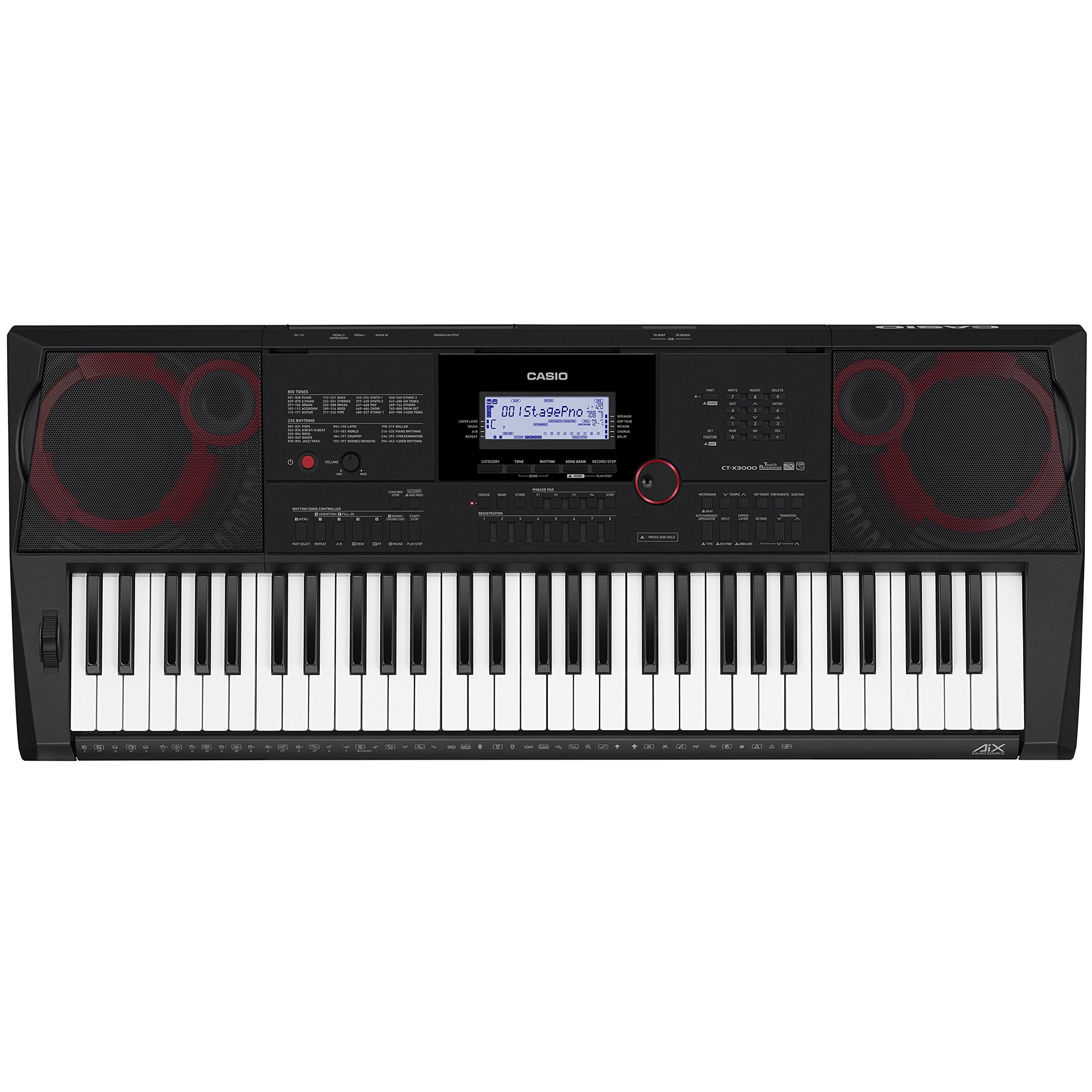 カシオ(CASIO) 電子キーボード CT-X3000 61鍵盤 Amazon | カシオ(CASIO) 電子キーボード CT-X3000 61鍵盤 6W+6W