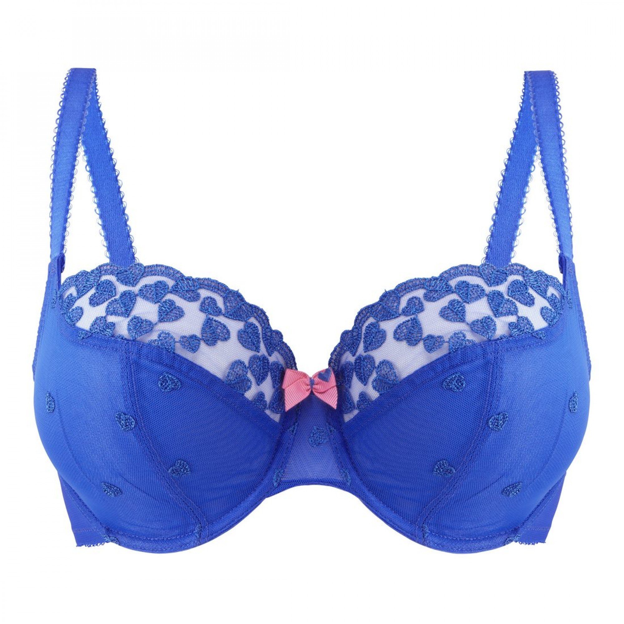 Cleo by Panache Women's Kali Underwired Balconette Semi-Sheer Bra