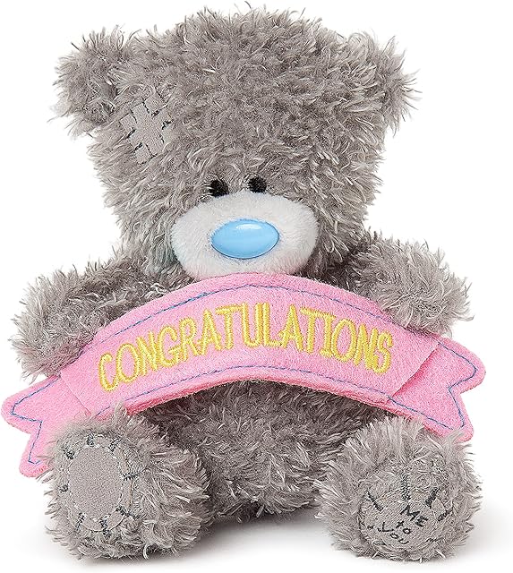 Me to You Congratulations Banner Tatty Teddy, grey