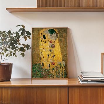 onthewall Gustav Klimt The Kiss Art nouveau Poster Art Print 40x30cm (PDP 009)