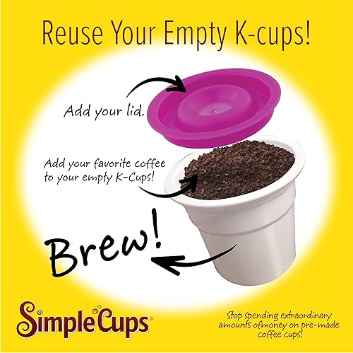 Miniatura 3 de Tapas desechables K-cup para Keurig (100 unidades) reutiliza y recicla tus K-Cups vacíos